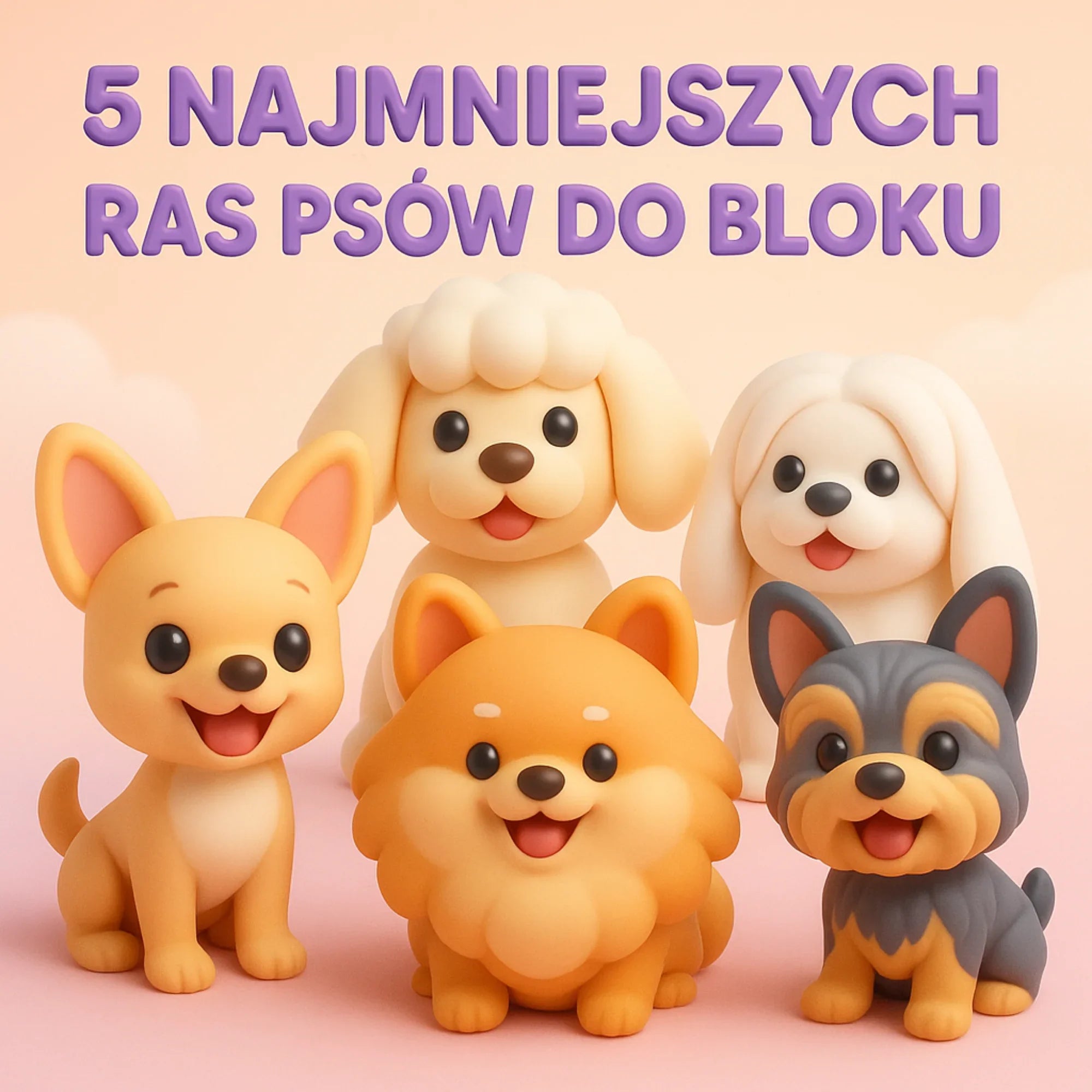 5 najmniejszych ras psów