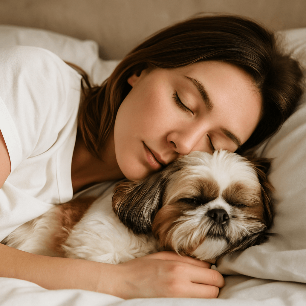 Czy pies może spać w łóżku z właścicielem? Fakty, mity i porady behawioralne - Petto - Premium gear for your dog and cat. European made