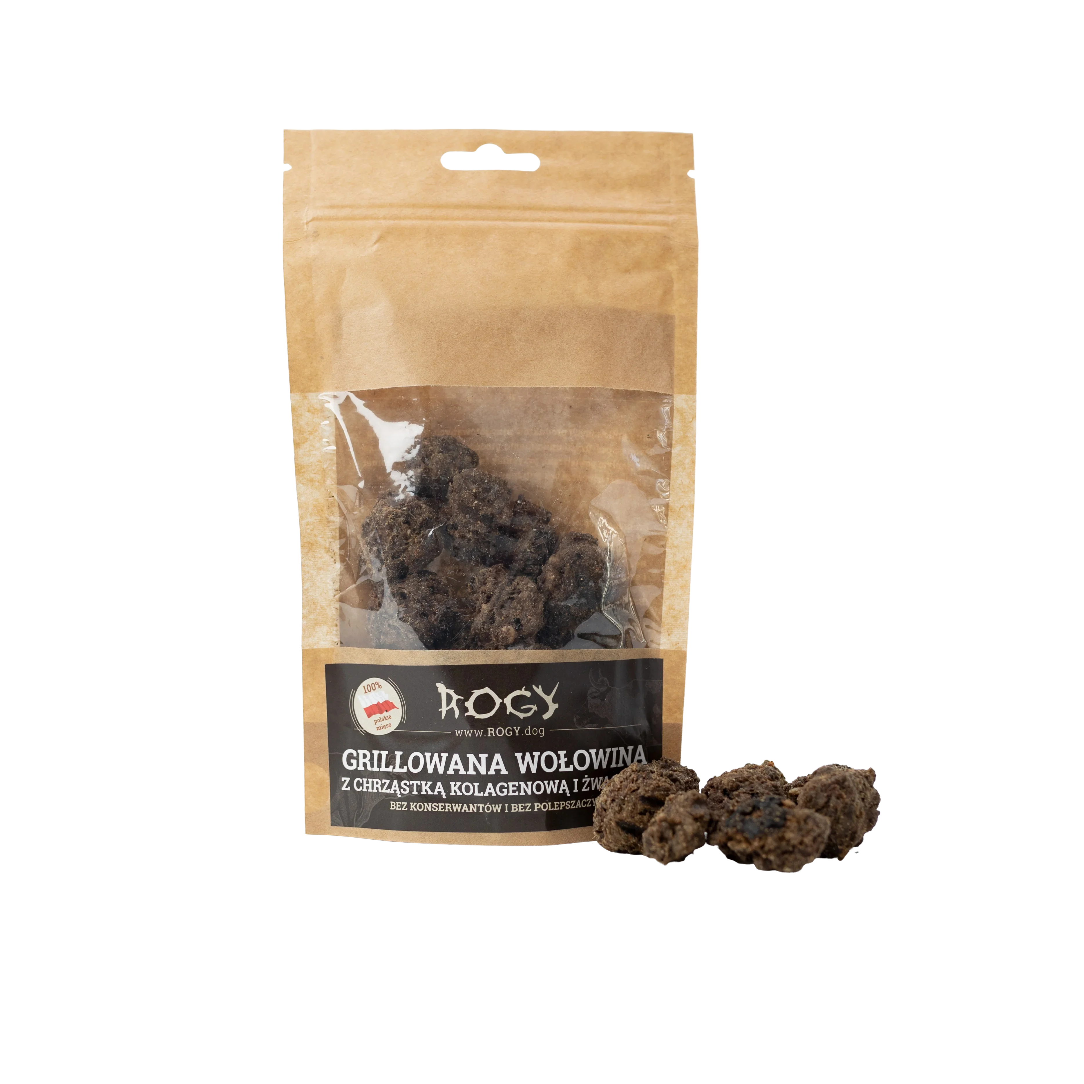 Rogy grilovaná hovězina s kolagenovou chrupavkou a bachorem 80g