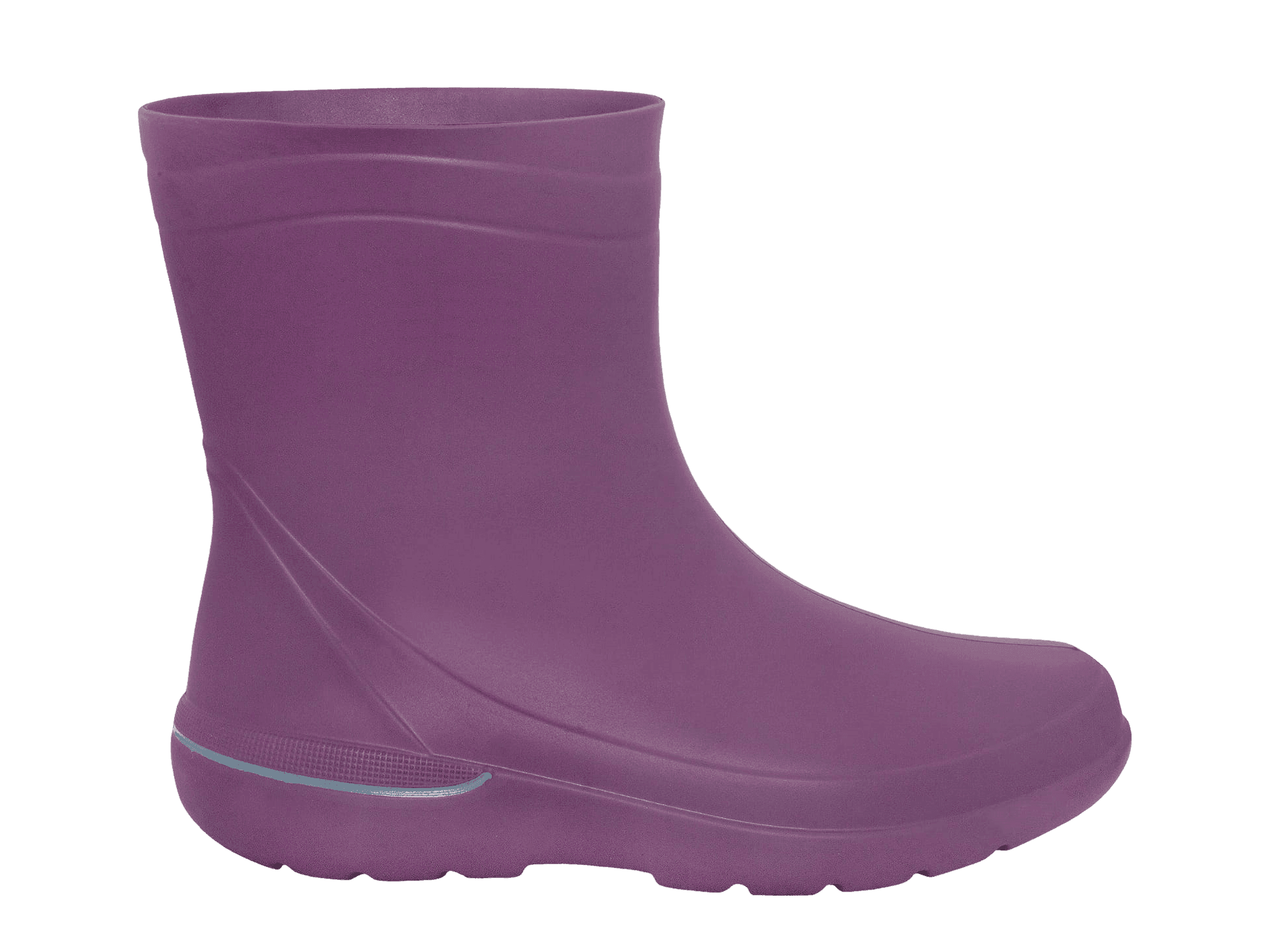 ZETPOL Damen Gummistiefel EVA Pflaume Wärmeeinlage grau