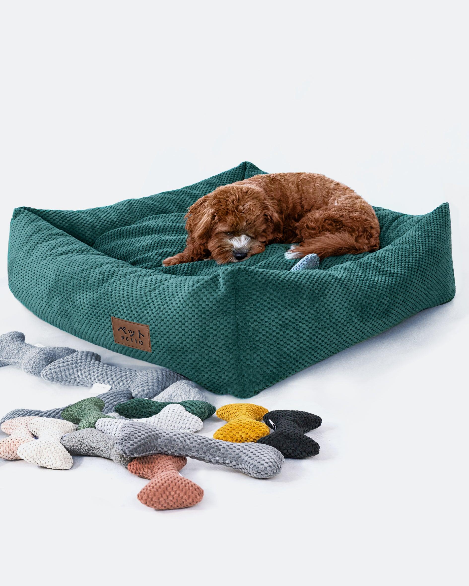 PETTO Osaka legowisko dla psów ciemnozielone - Petto - Premium gear for your dog and cat. European made