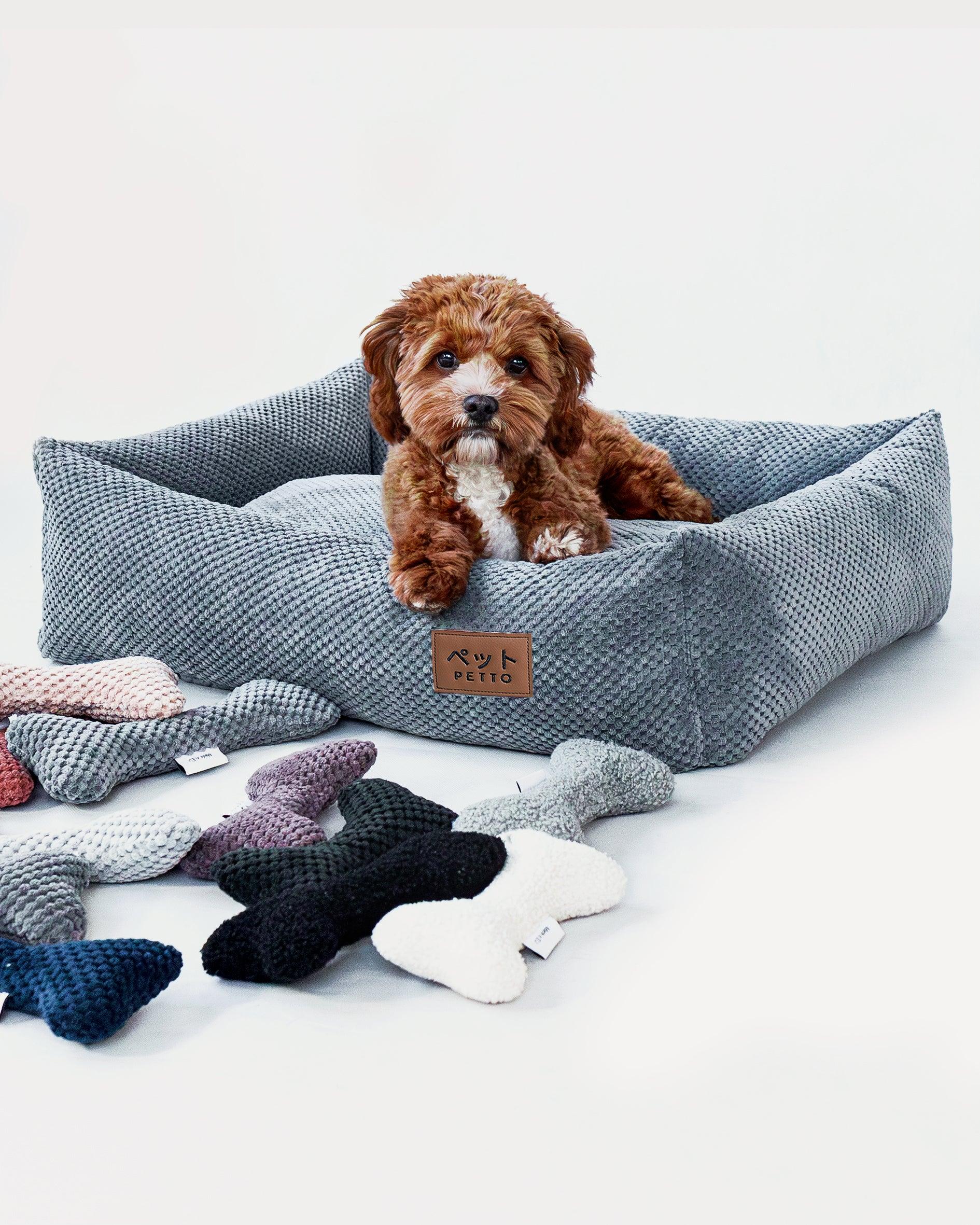 PETTO Legowisko Osaka dla psów grafitowe - Petto - Premium gear for your dog and cat. European made