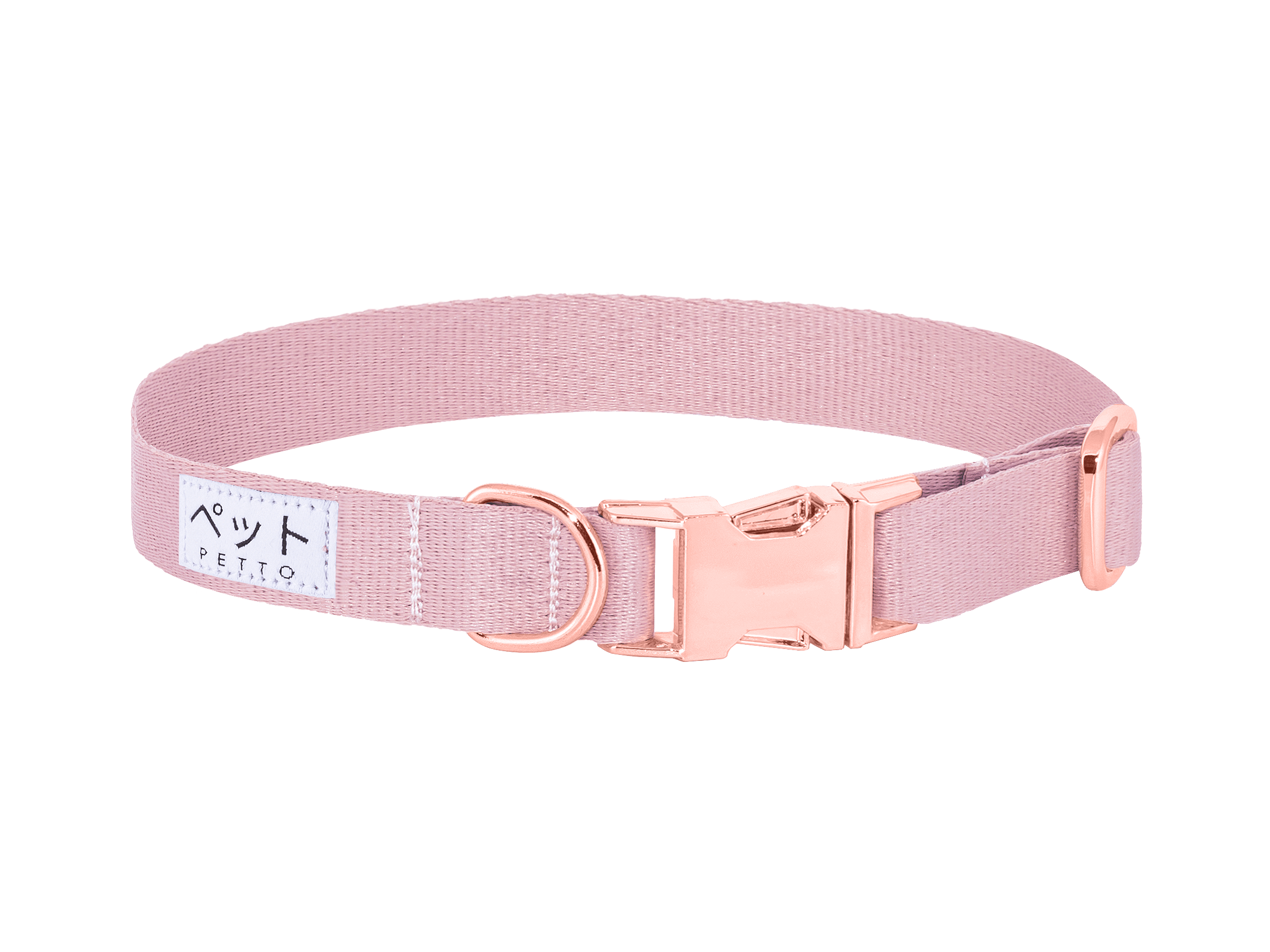 PETTO Obroża dla psa Eri Pastel Różowa / Rose Gold - Petto - Premium gear for your dog and cat. European made