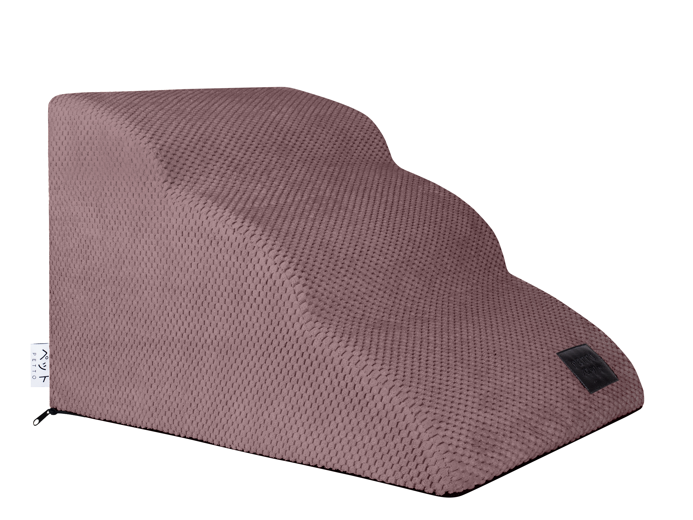 PETTO Takai 3 Velvet Dog Stairs Beige