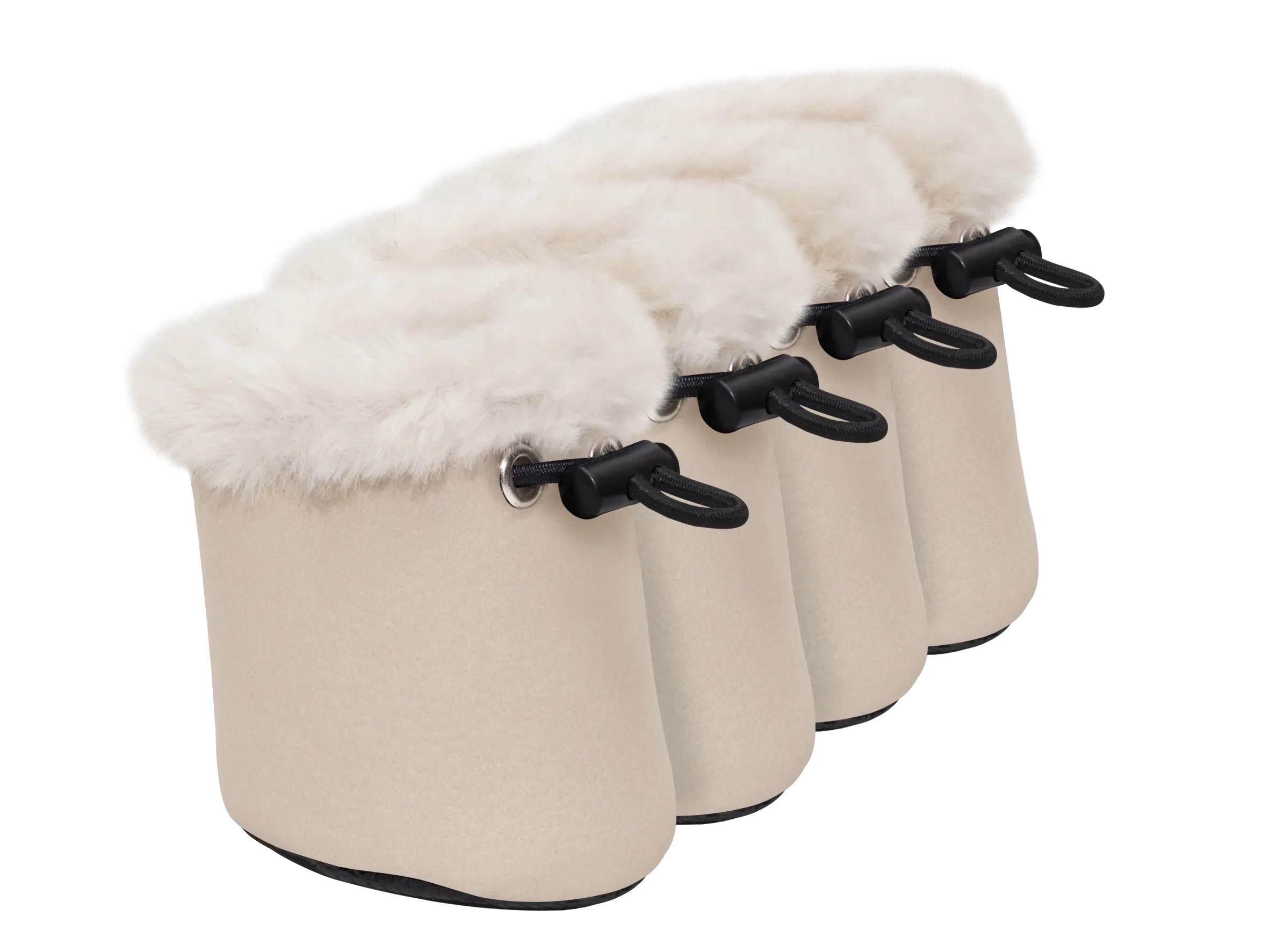 Petto Buty ocieplane dla psa Yuki ecru