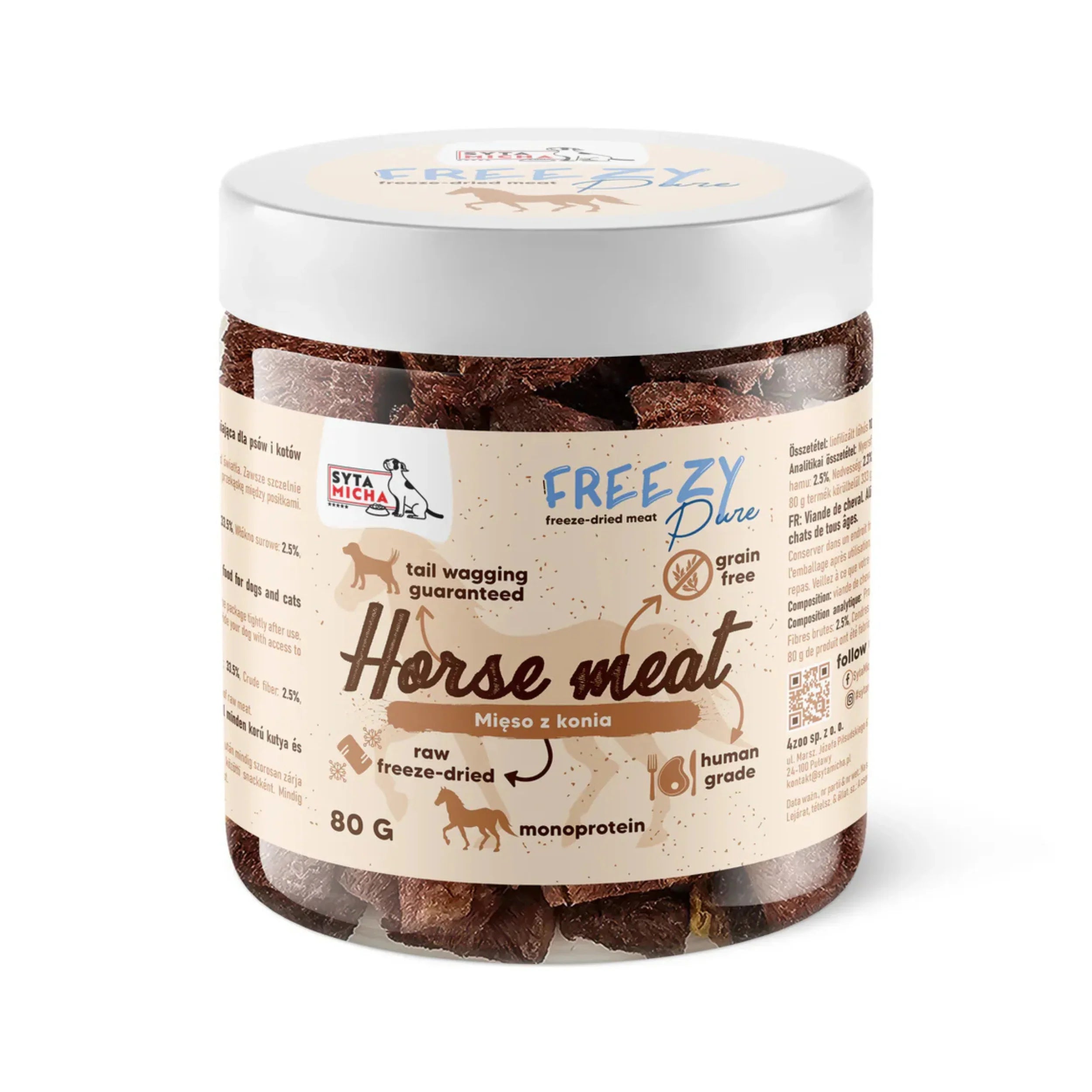 Rogy ořechová pasta pro psa s přídavkem jahod 300g