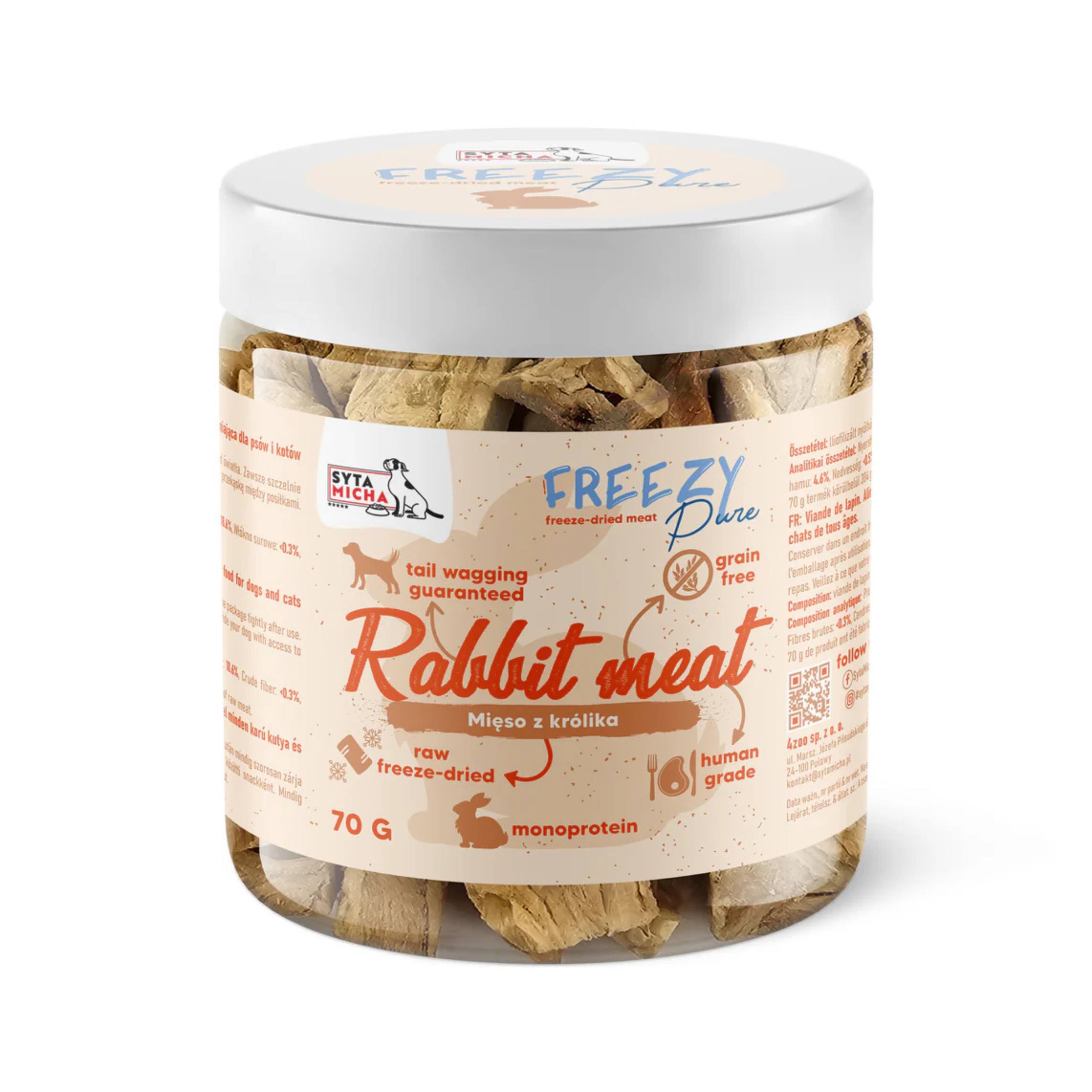 Rogy Nusspaste für Hunde mit Erdbeeren 300g