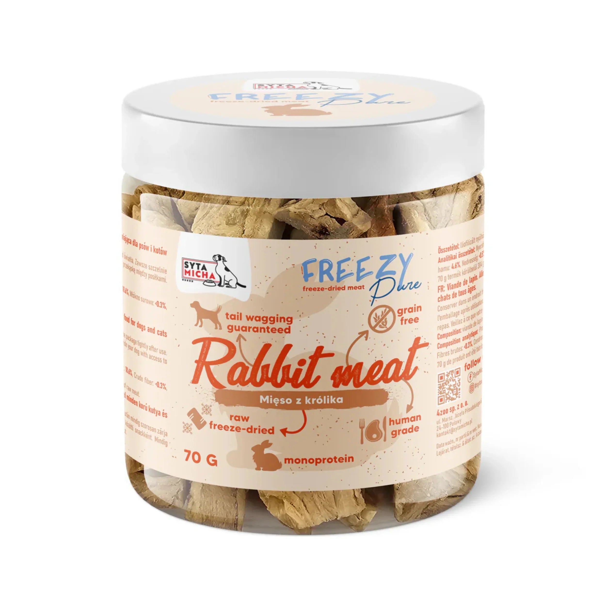 Rogy ořechová pasta pro psa s přídavkem jahod 300g