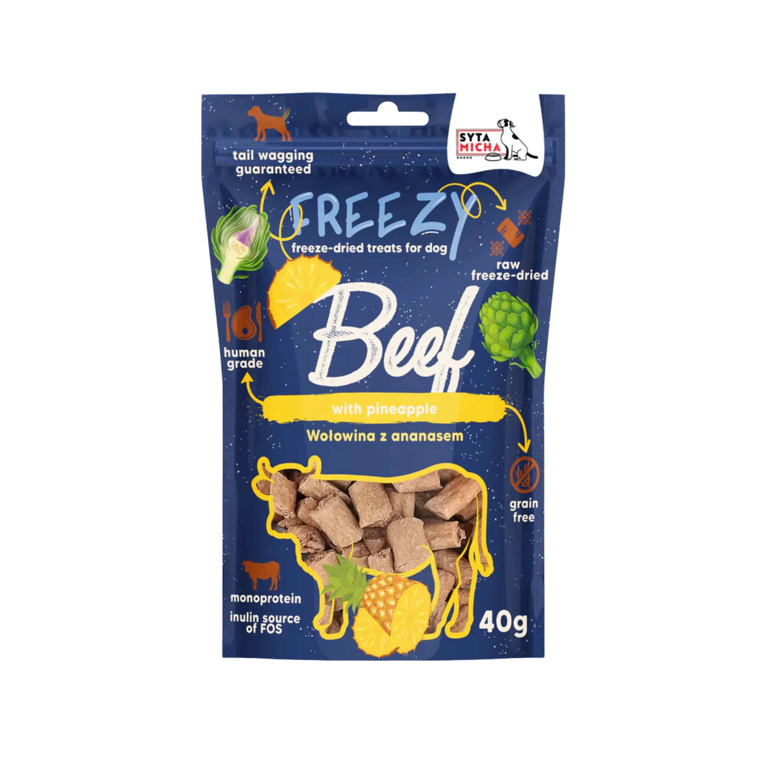 Rogy ořechová pasta pro psa s přídavkem jahod 300g