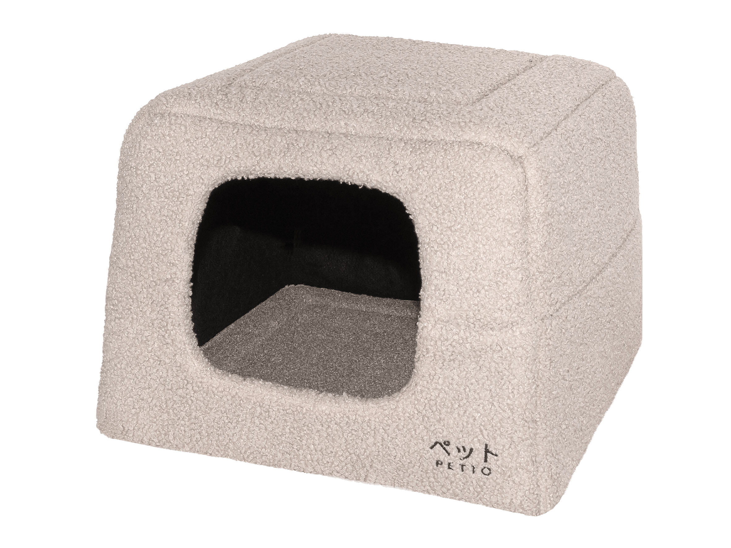 PETTO Domek legowisko 2w1 Uchi Cozy Beżowe - Petto - Premium gear for your dog and cat. European made