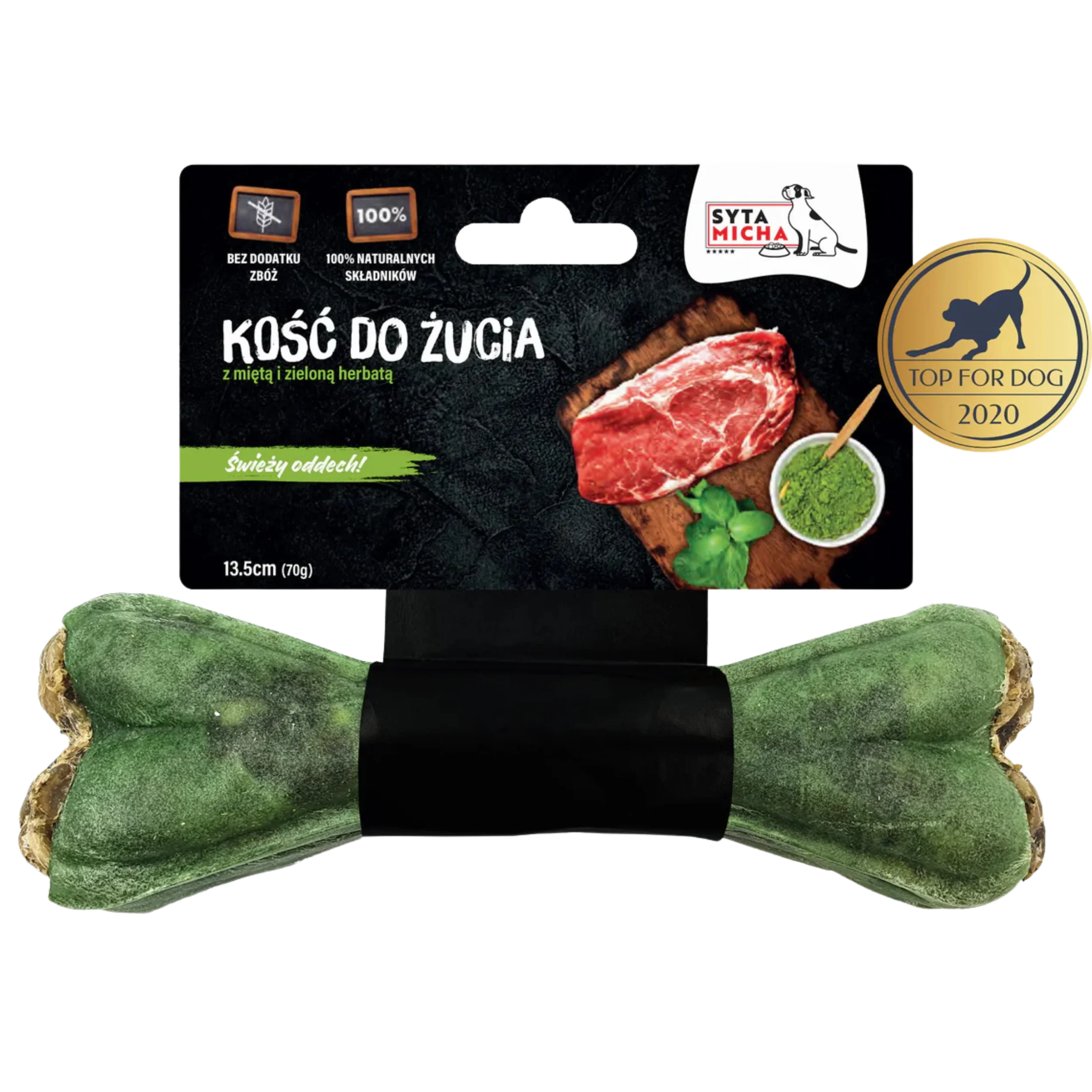 Syta Micha Kość do żucia dla psa na świeży oddech 13,5 cm
