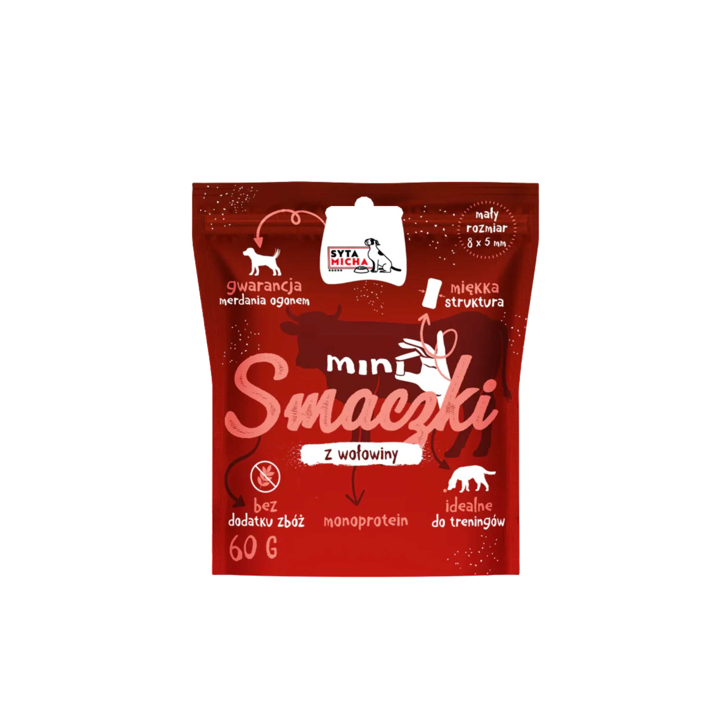 Rogy ořechová pasta pro psa s přídavkem jahod 300g