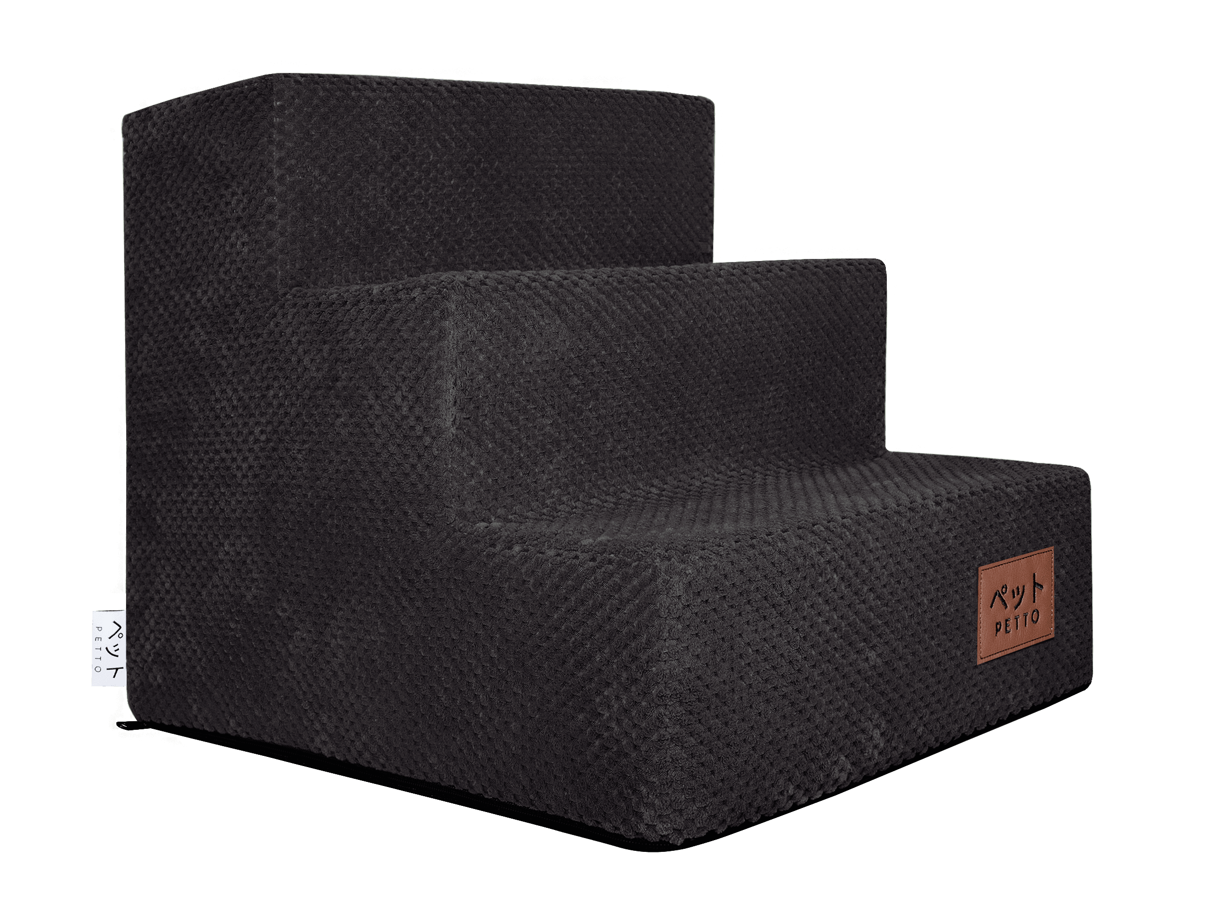 PETTO Schodki dla psa Takai 3 stopnie czarne - Petto - Premium gear for your dog and cat. European made