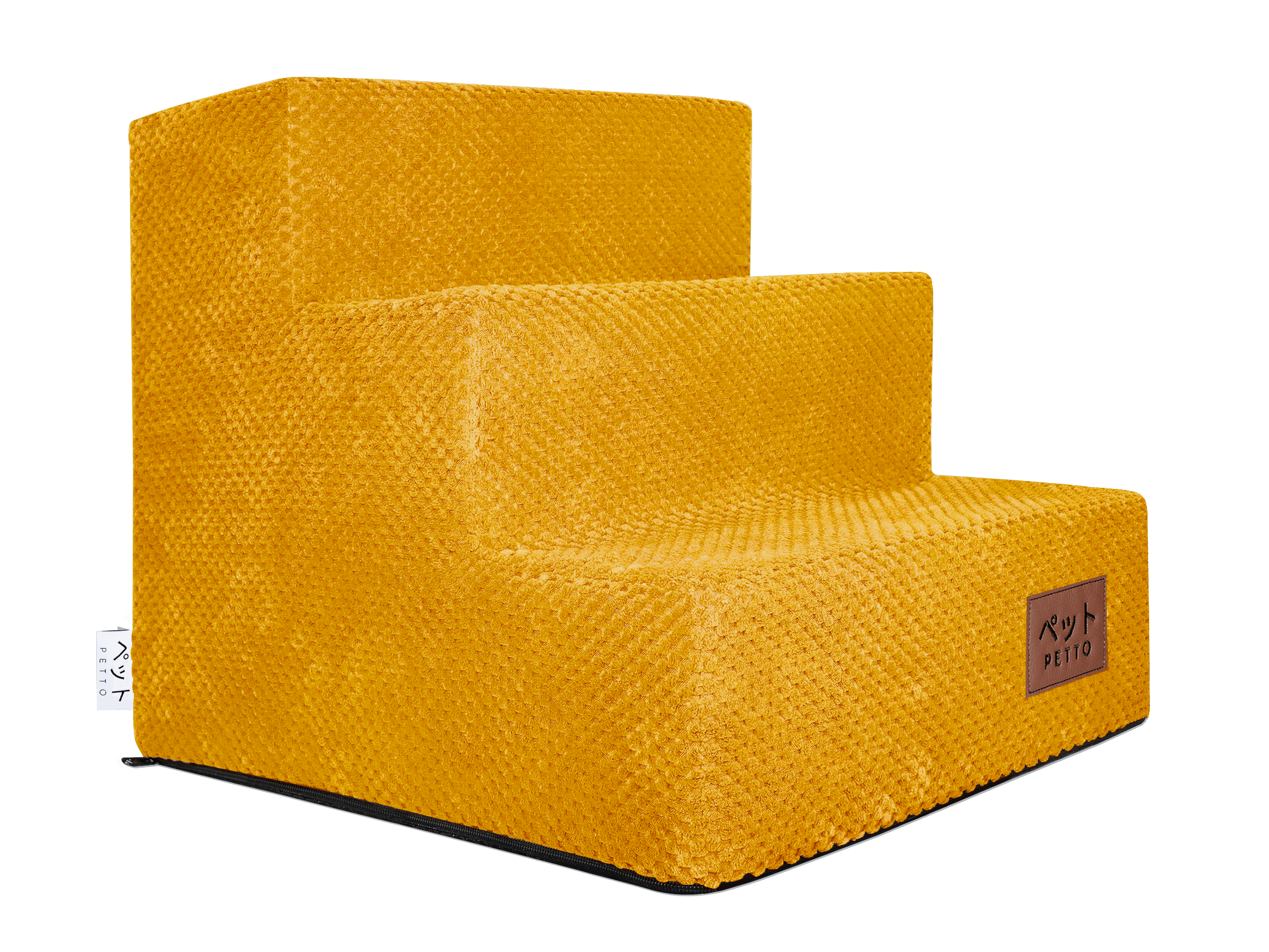 PETTO Schodki dla psa Takai 3 stopnie musztardowe - Petto - Premium gear for your dog and cat. European made