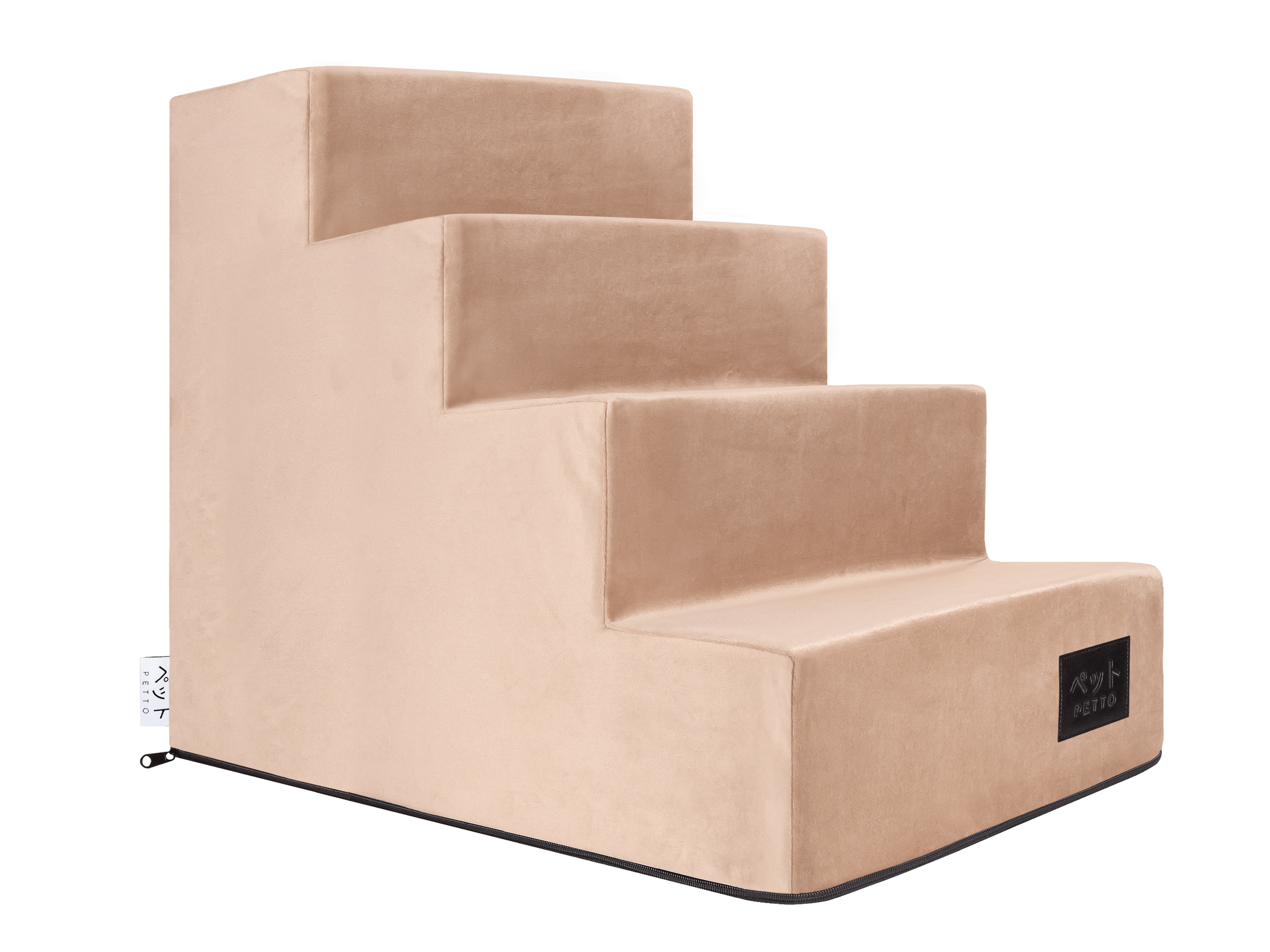 PETTO Takai 4 Velvet Schodki dla psa stopnie beżowe - Petto - Premium gear for your dog and cat. European made