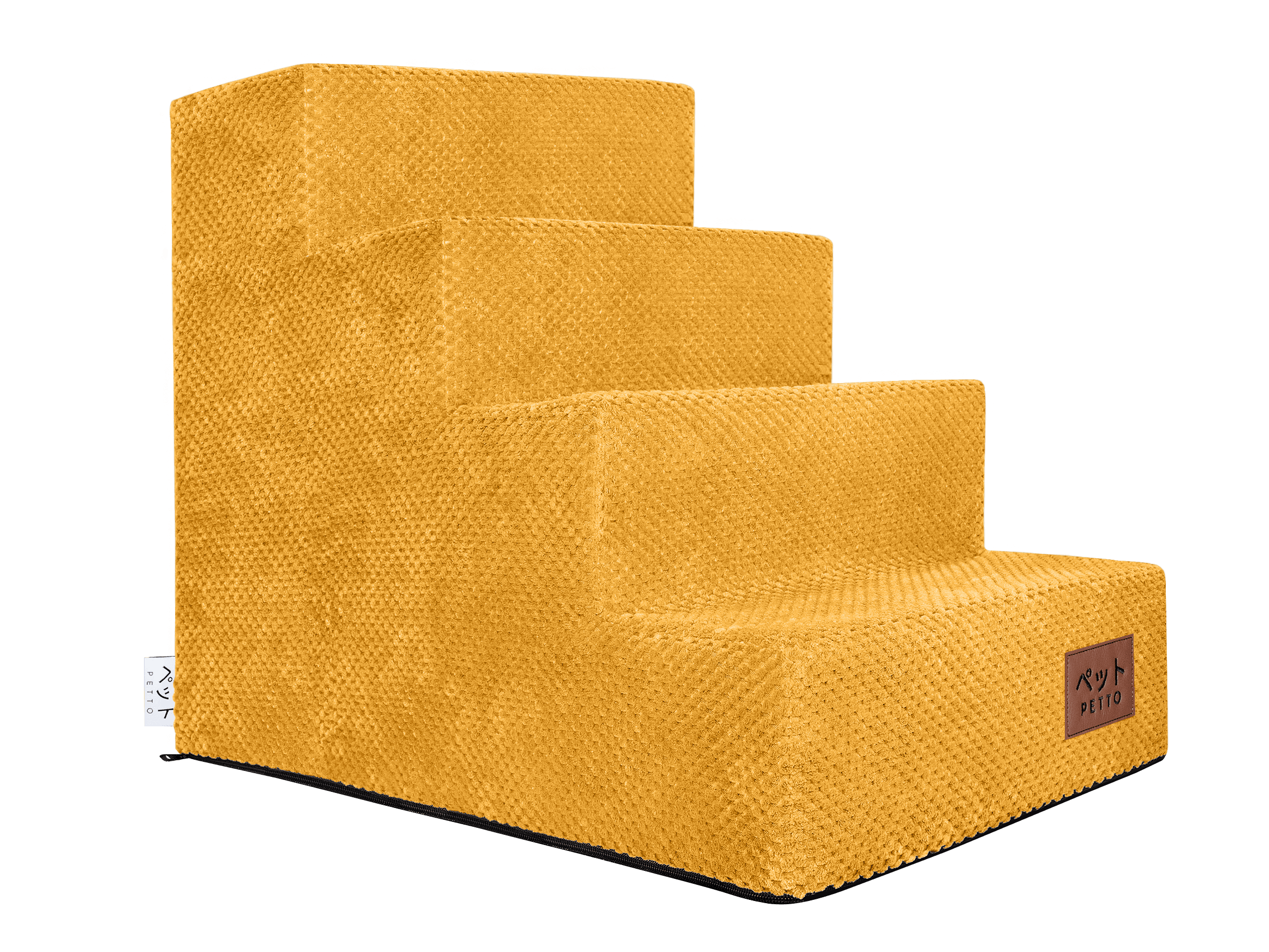 PETTO Schodki dla psa Takai 4 stopnie musztardowe - Petto - Premium gear for your dog and cat. European made