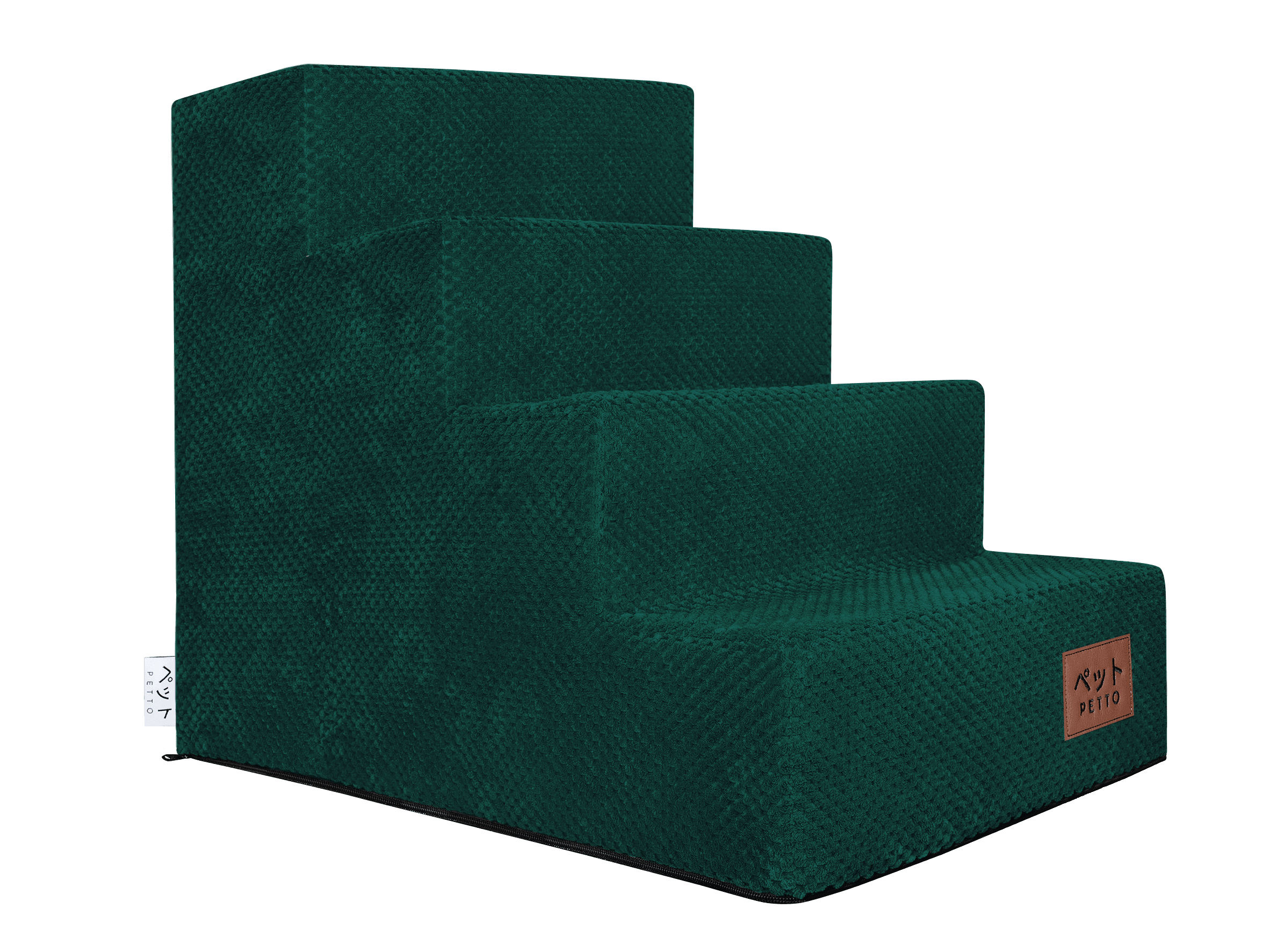 PETTO Schodki dla psa Takai 4 stopnie ciemnozielone - Petto - Premium gear for your dog and cat. European made