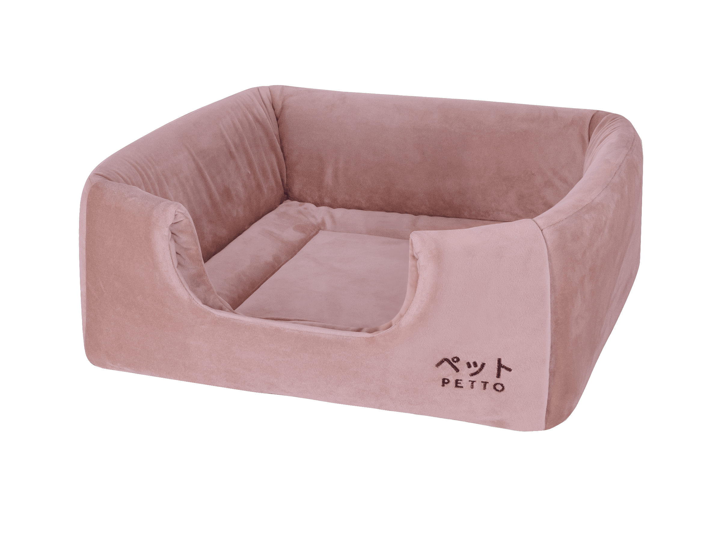 PETTO Domek legowisko 2w1 Uchi Velvet Różowy - Petto - Premium gear for your dog and cat. European made