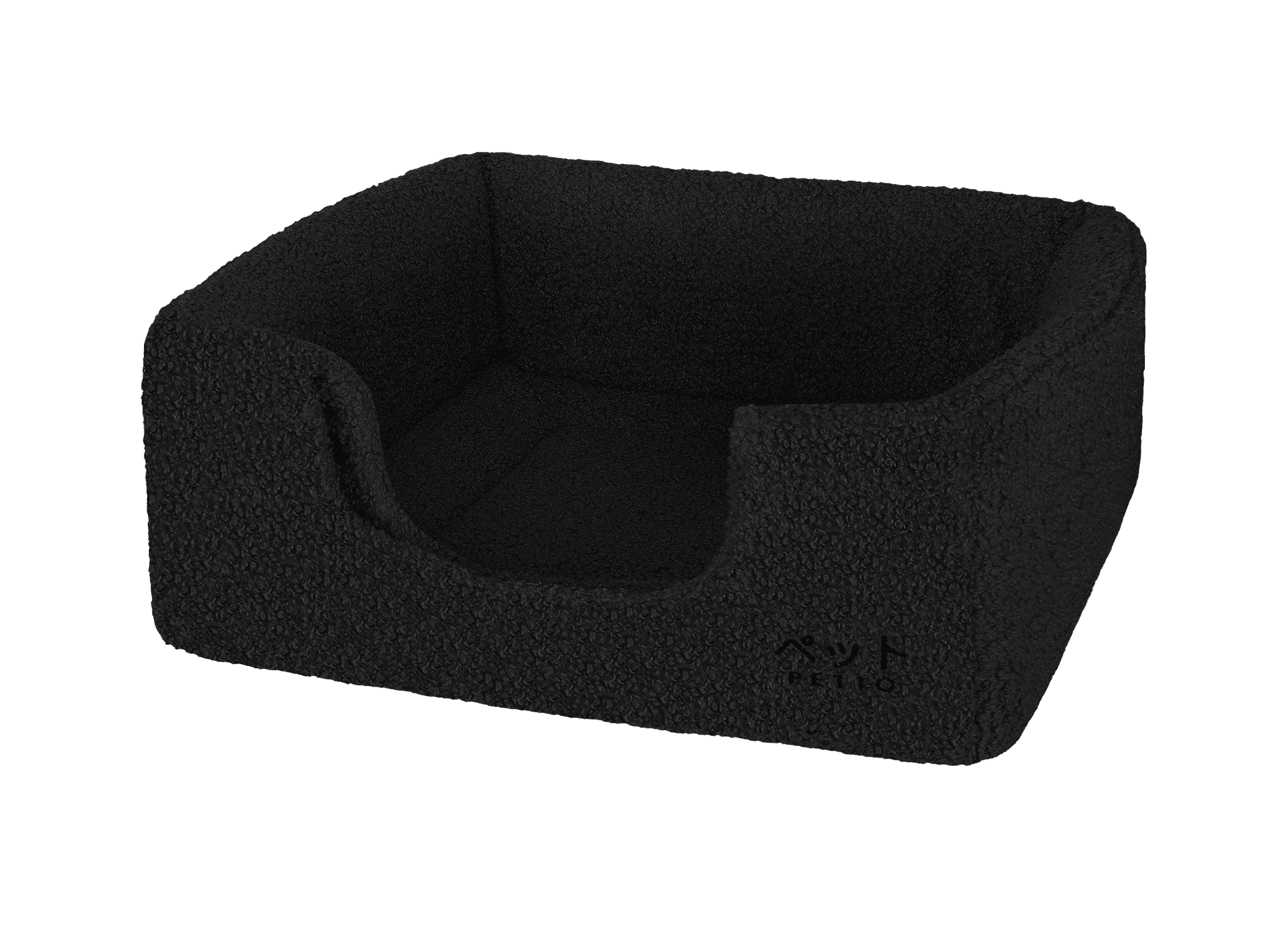 PETTO Domek legowisko 2w1 Uchi Cozy Czarne - Petto - Premium gear for your dog and cat. European made
