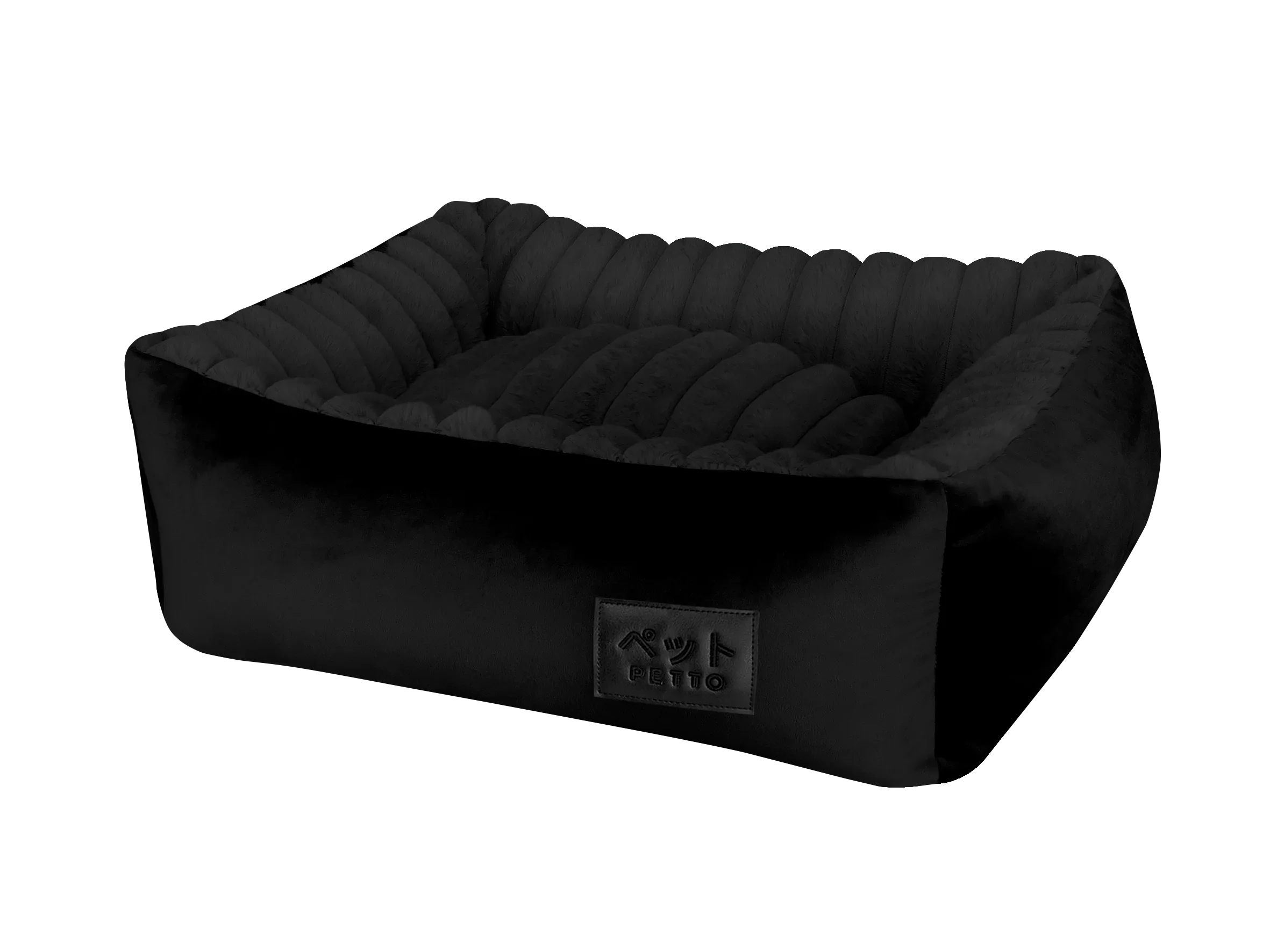 PETTO Osaka Fluffy Legowisko dla psa czarne