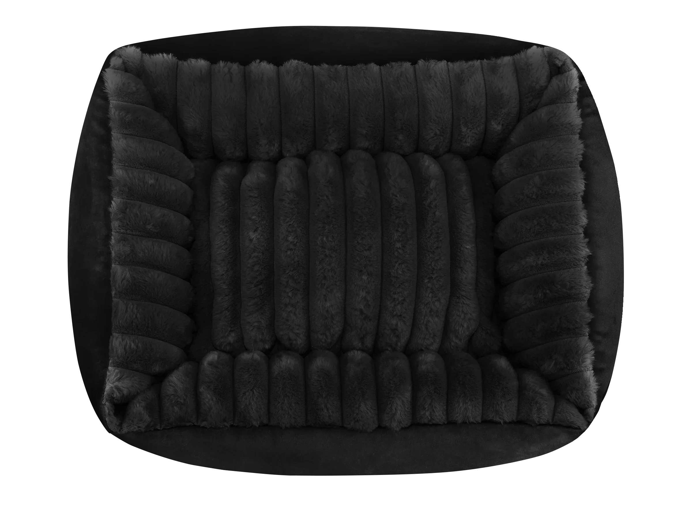 PETTO Osaka Fluffy Legowisko dla psa czarne