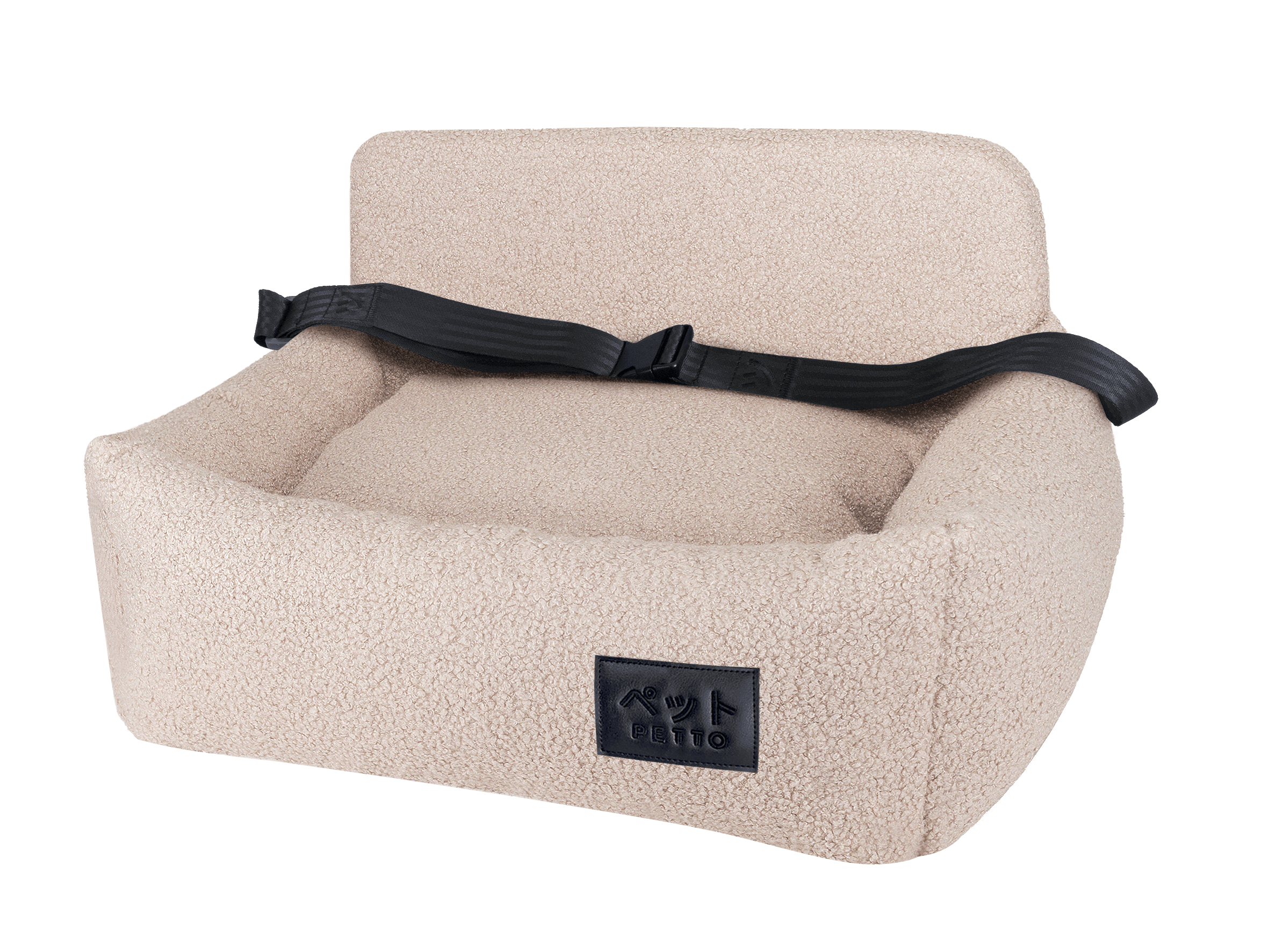 PETTO Oi Cozy Single siedzisko samochodowe fotelik dla psa beżowy - Petto - Premium gear for your dog and cat. European made
