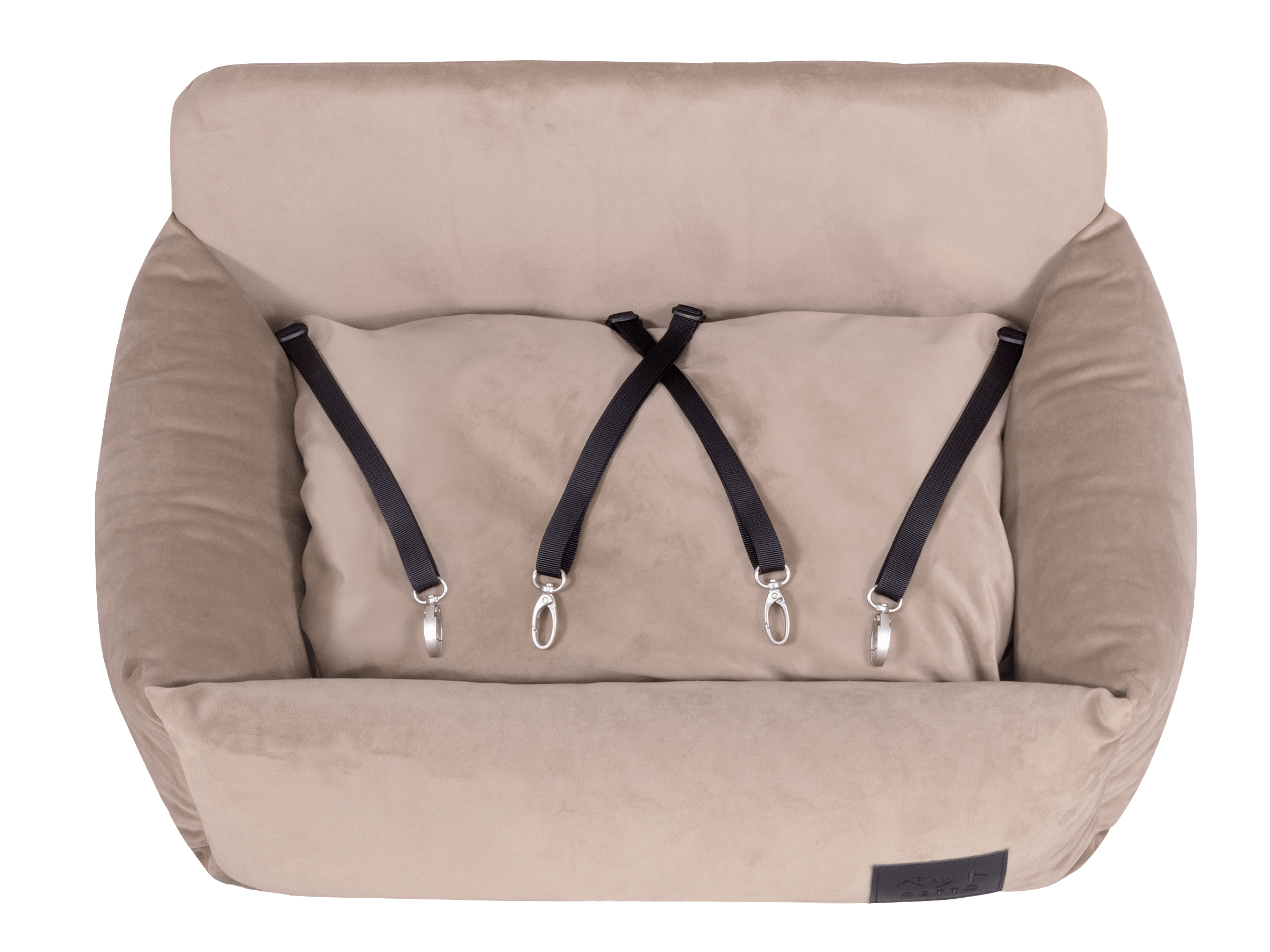 PETTO Oi Duo siedzisko samochodowe fotelik dla psa beżowy - Petto - Premium gear for your dog and cat. European made