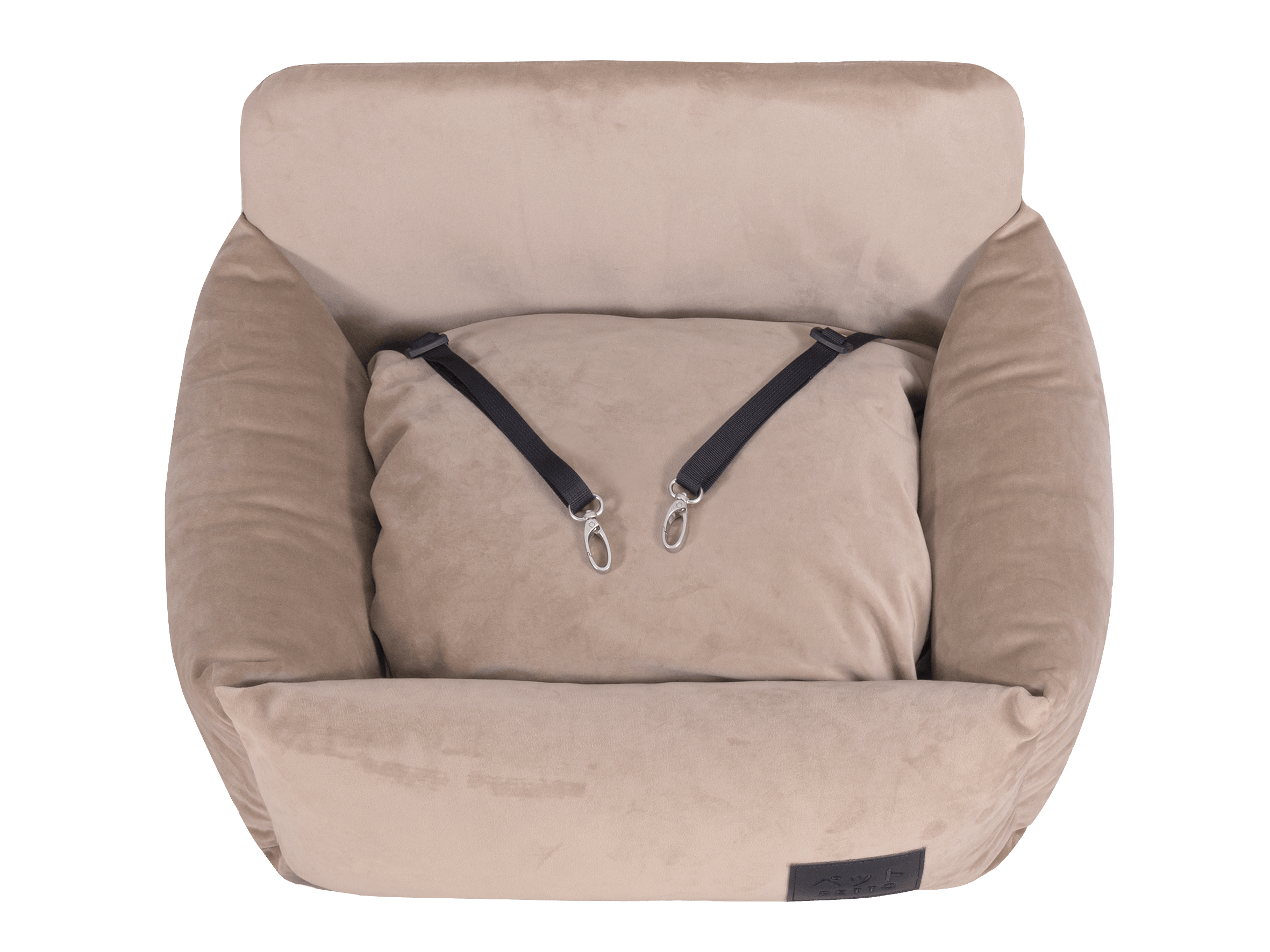 PETTO Oi Single siedzisko samochodowe fotelik dla psa beżowy - Petto - Premium gear for your dog and cat. European made