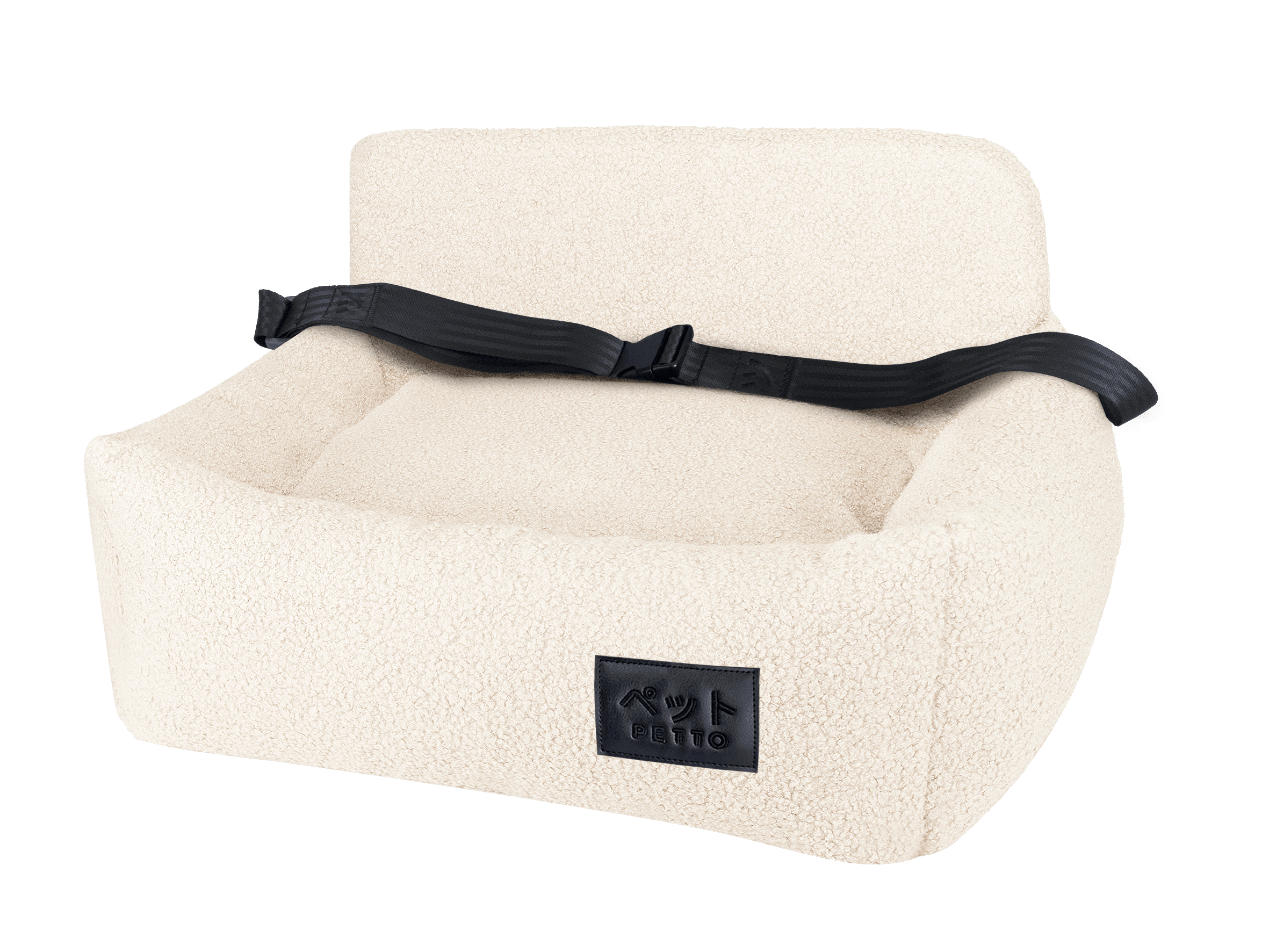 PETTO Oi Cozy Single siedzisko samochodowe fotelik dla psa ecru - Petto - Premium gear for your dog and cat. European made