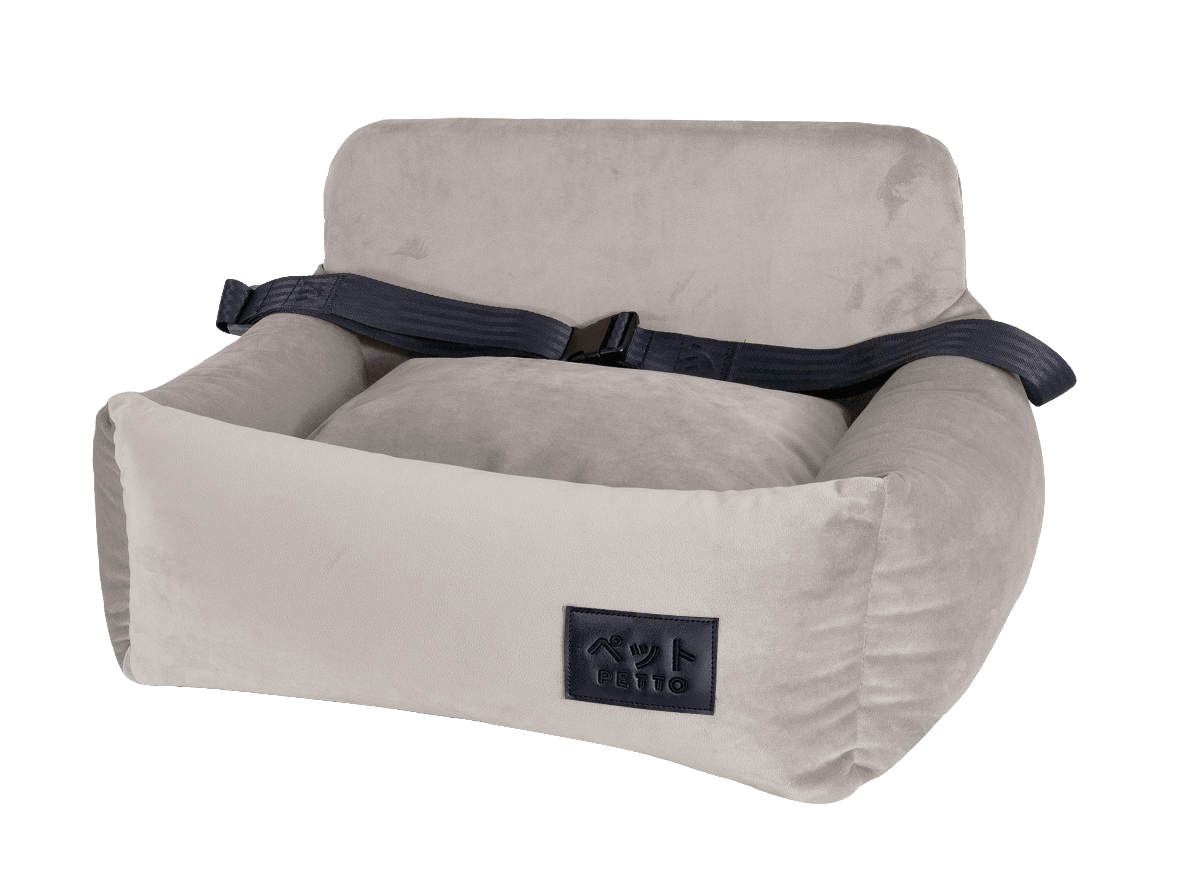 PETTO Oi Single siedzisko samochodowe fotelik dla psa szary - Petto - Premium gear for your dog and cat. European made
