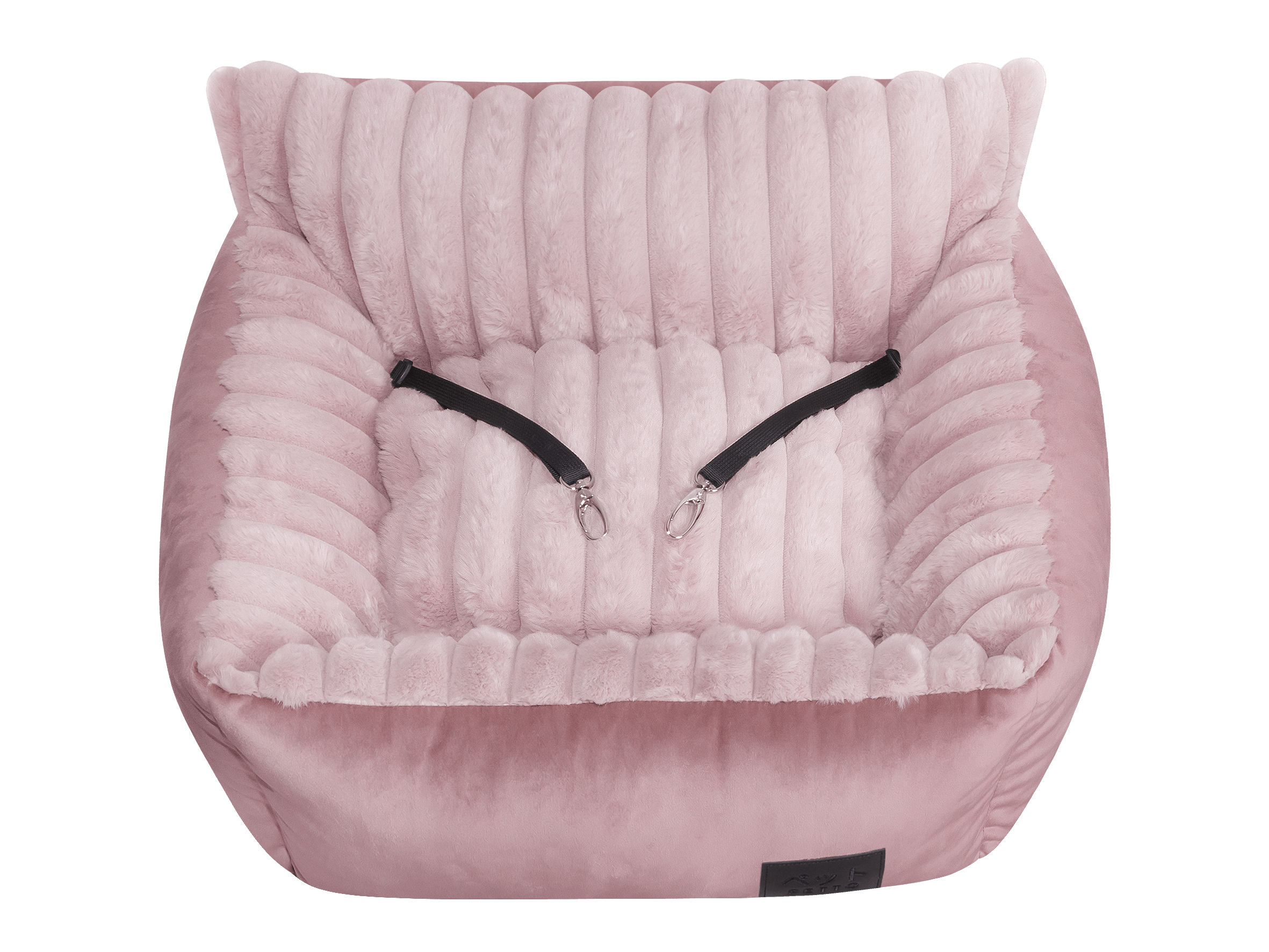 PETTO Oi Fluffy siedzisko samochodowe fotelik dla psa różowy - Petto - Premium gear for your dog and cat. European made