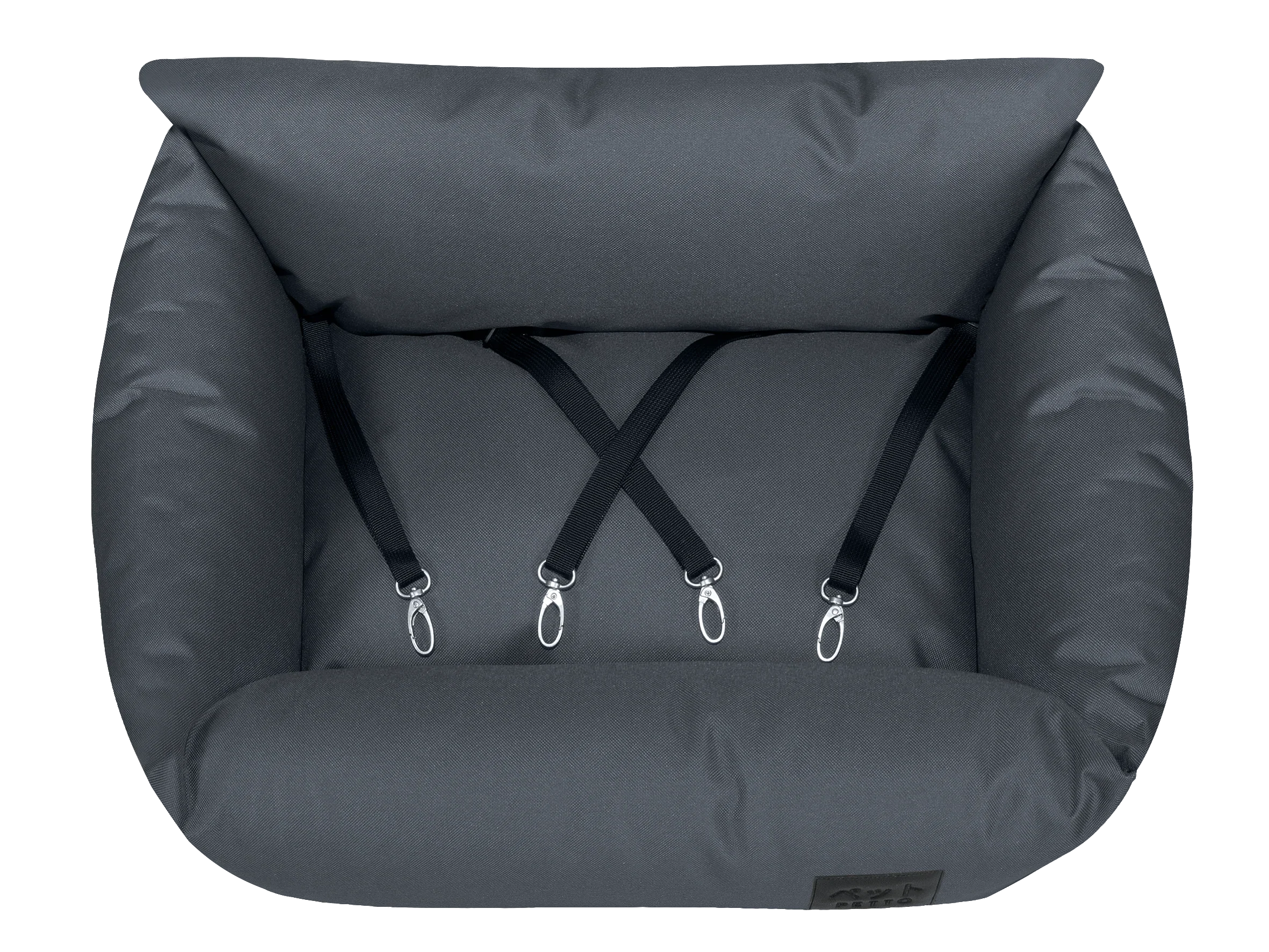 PETTO Oi Active WaterProof Duo fotelik samochodowy dla psa szary