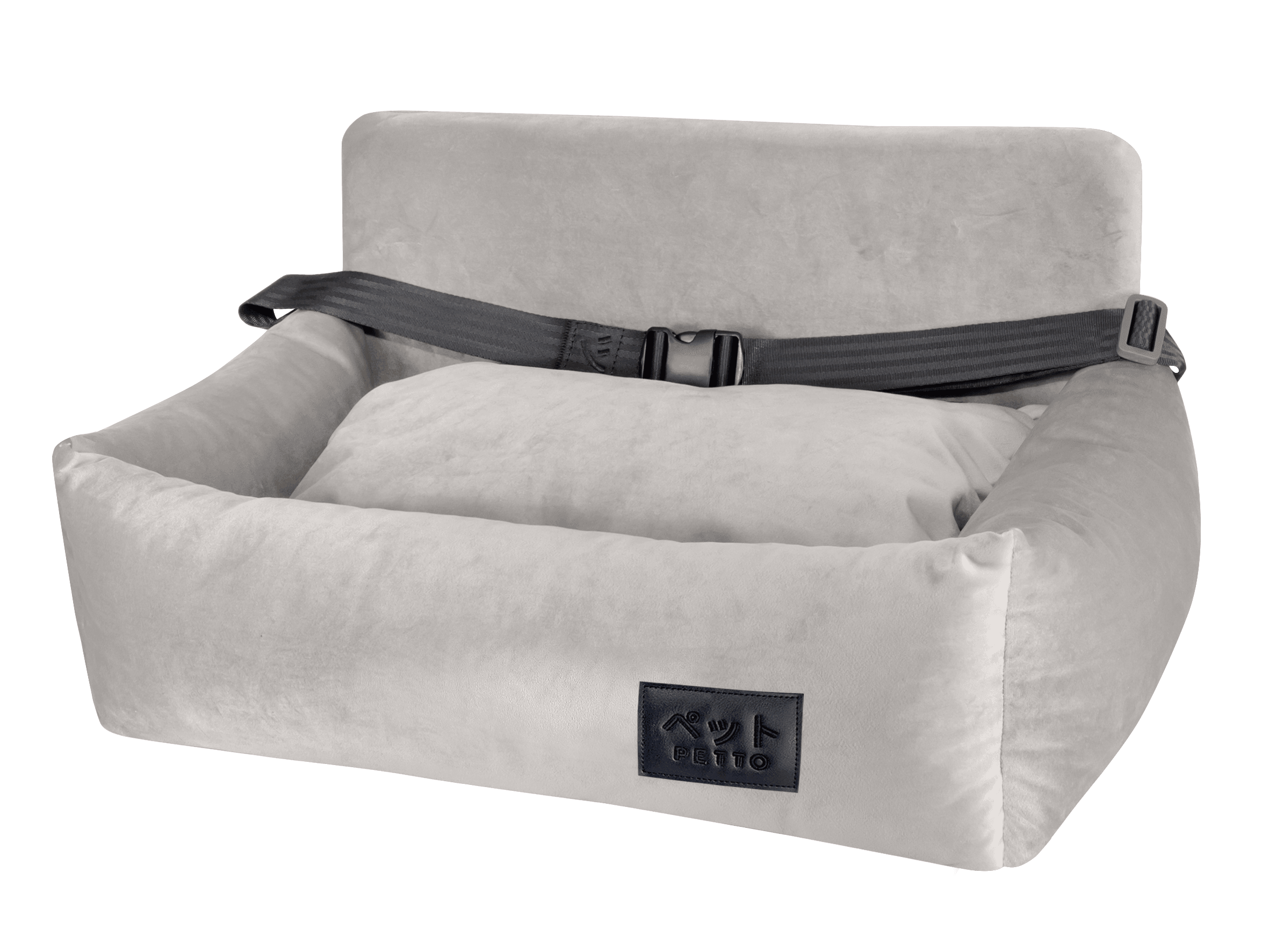 PETTO Oi Duo siedzisko samochodowe fotelik dla psa szary - Petto - Premium gear for your dog and cat. European made