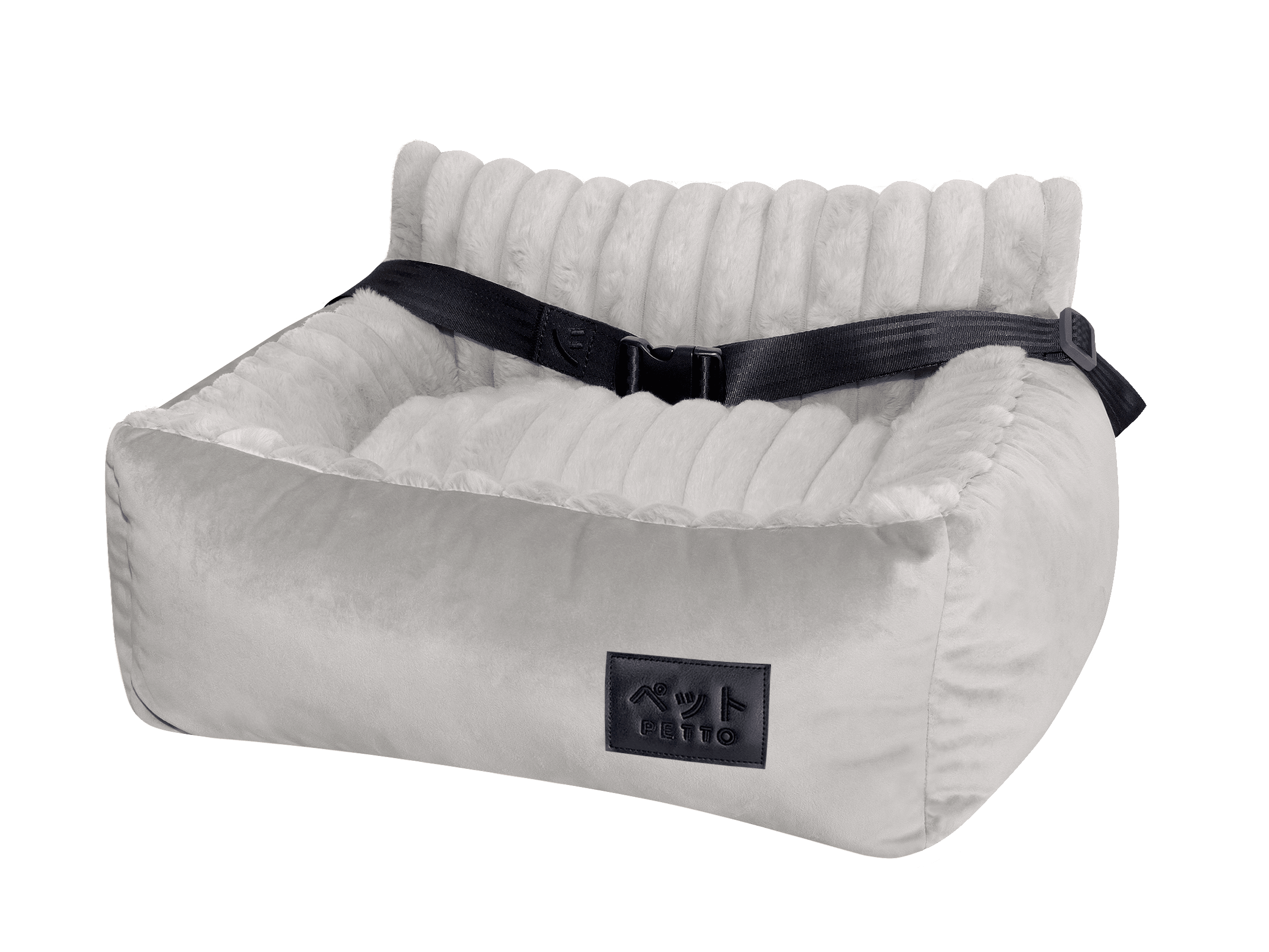 PETTO Oi Fluffy siedzisko samochodowe fotelik dla psa szary - Petto - Premium gear for your dog and cat. European made