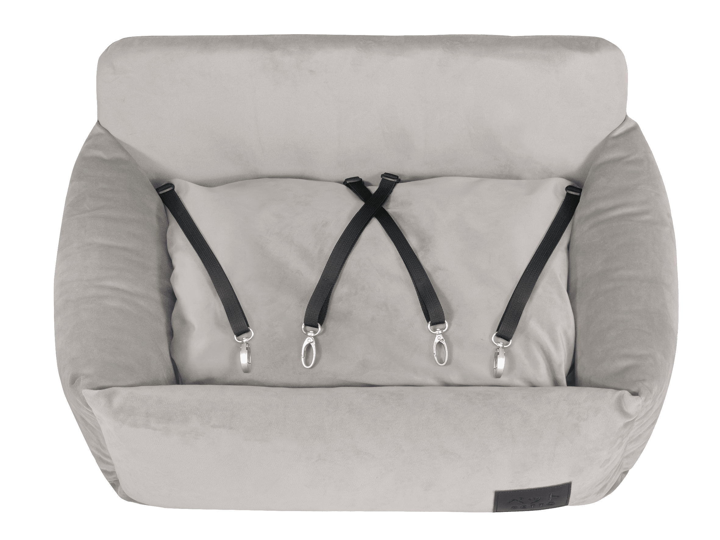 PETTO Oi Duo siedzisko samochodowe fotelik dla psa szary - Petto - Premium gear for your dog and cat. European made
