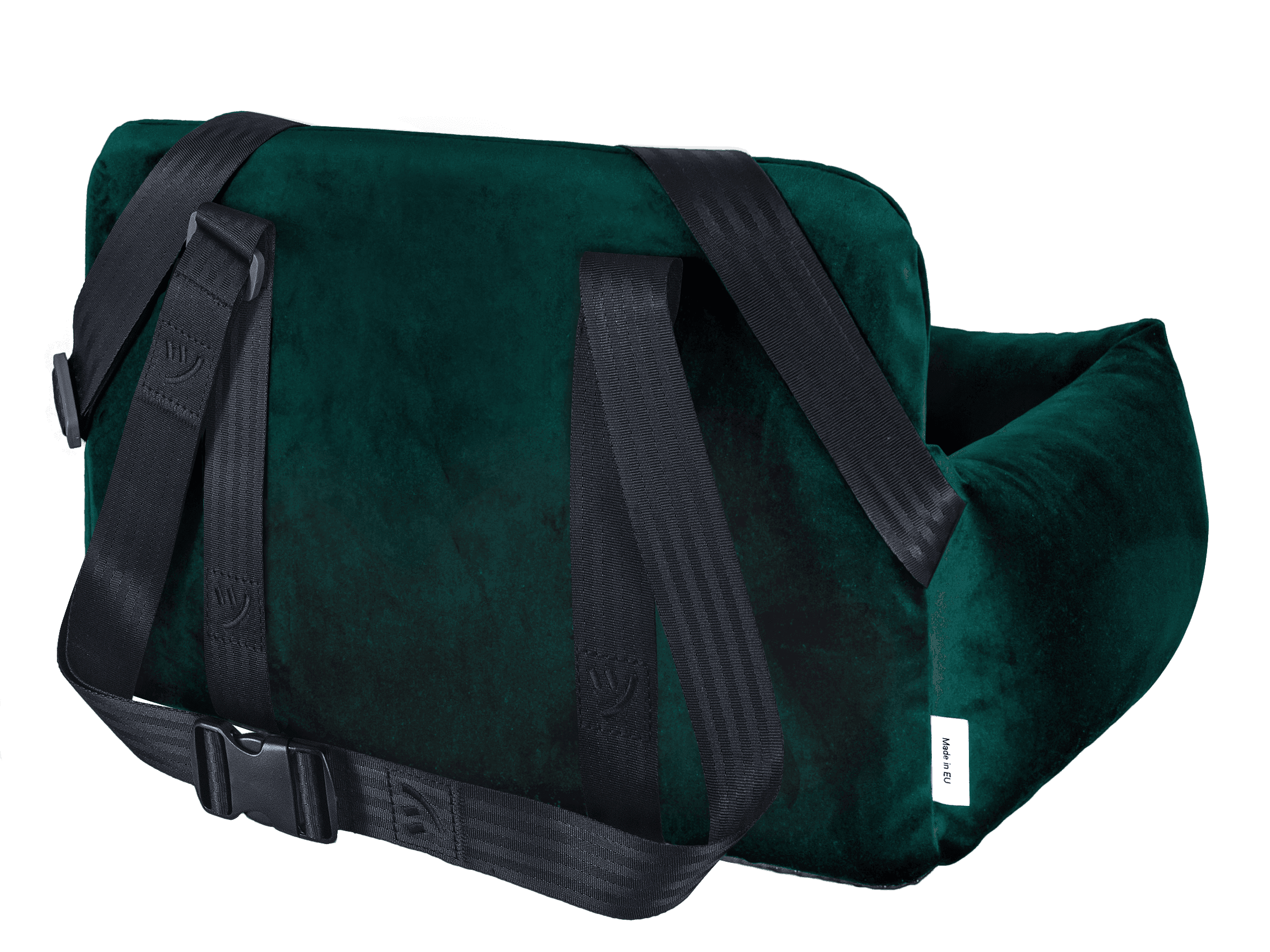PETTO Oi Duo siedzisko samochodowe fotelik dla psa ciemnozielony - Petto - Premium gear for your dog and cat. European made
