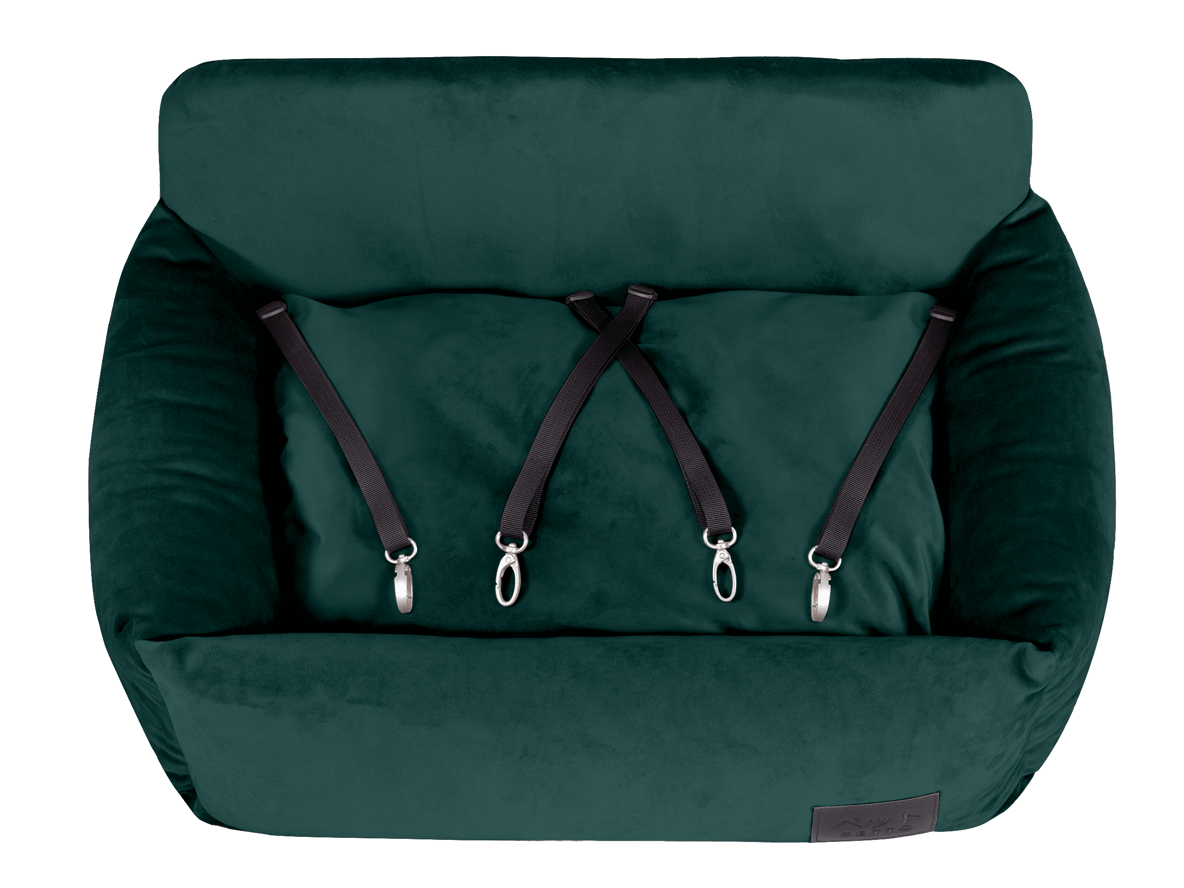 PETTO Oi Duo siedzisko samochodowe fotelik dla psa ciemnozielony - Petto - Premium gear for your dog and cat. European made