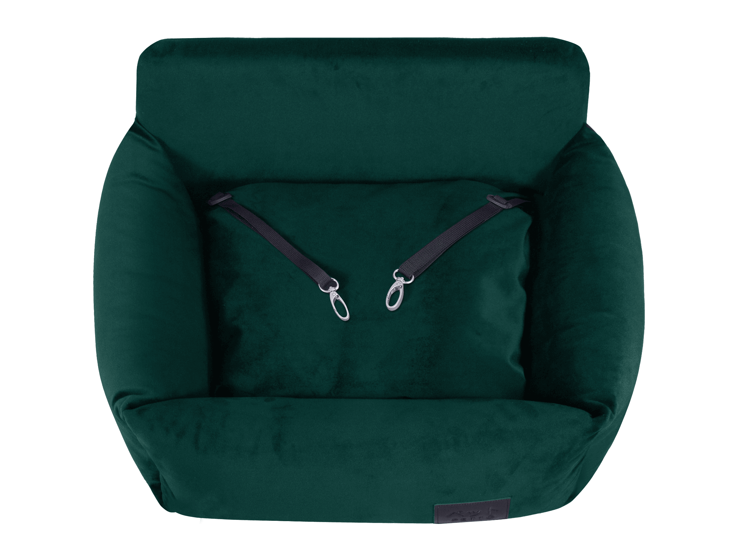 PETTO Oi Single siedzisko samochodowe fotelik dla psa ciemnozielony - Petto - Premium gear for your dog and cat. European made