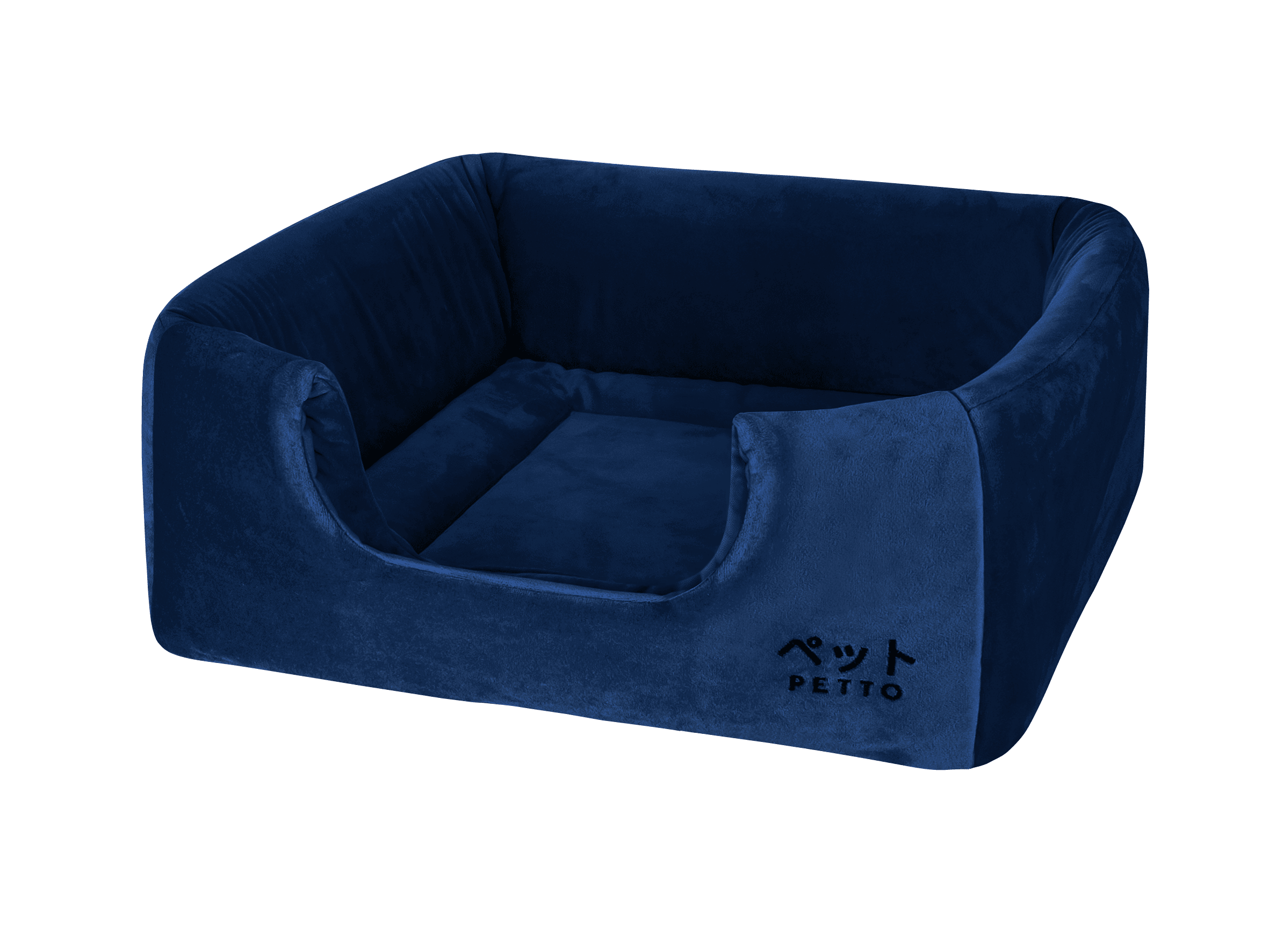 PETTO Domek legowisko 2w1 Uchi Velvet Granatowy - Petto - Premium gear for your dog and cat. European made