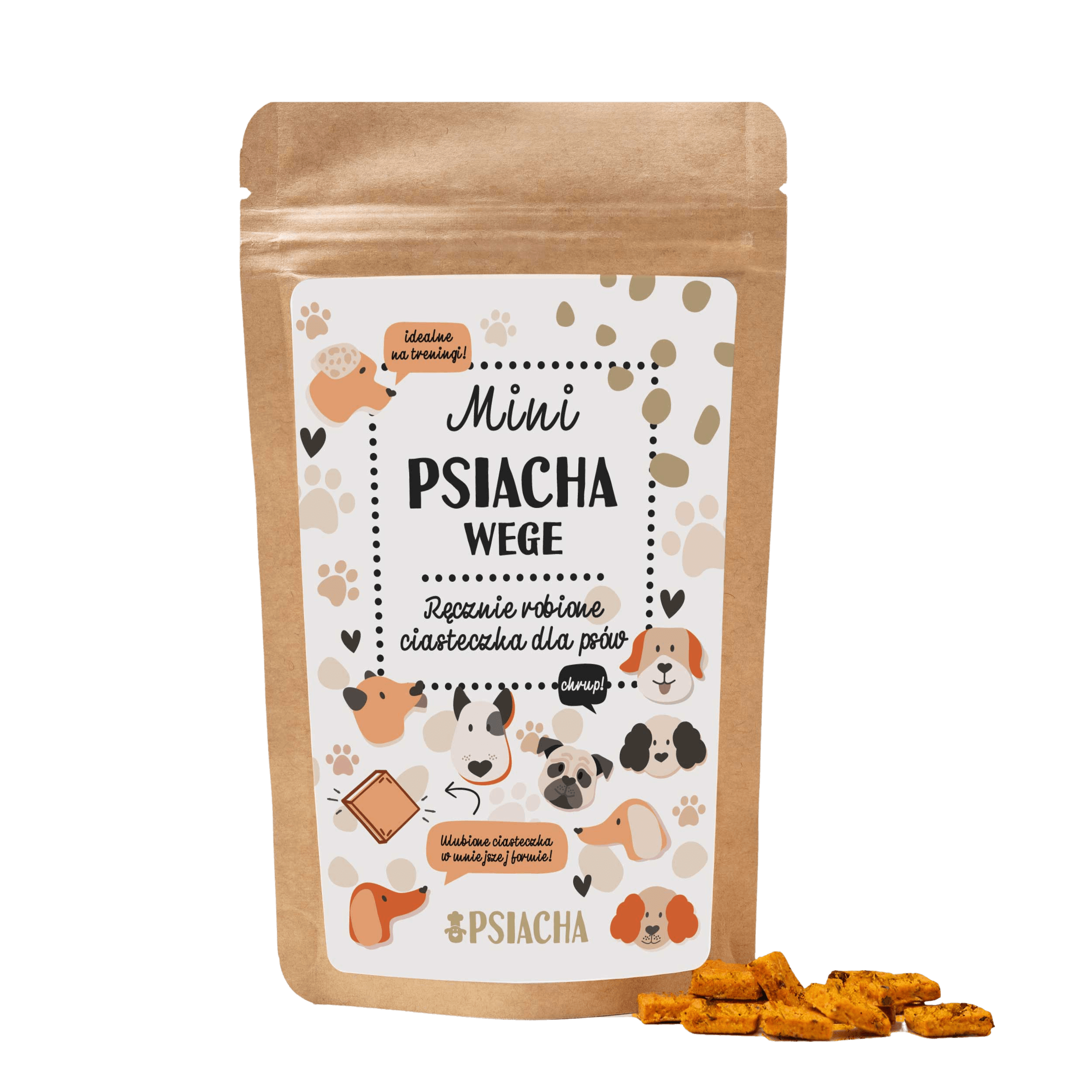 Psiacha mini wege 80g naturalne przysmaki dla psa