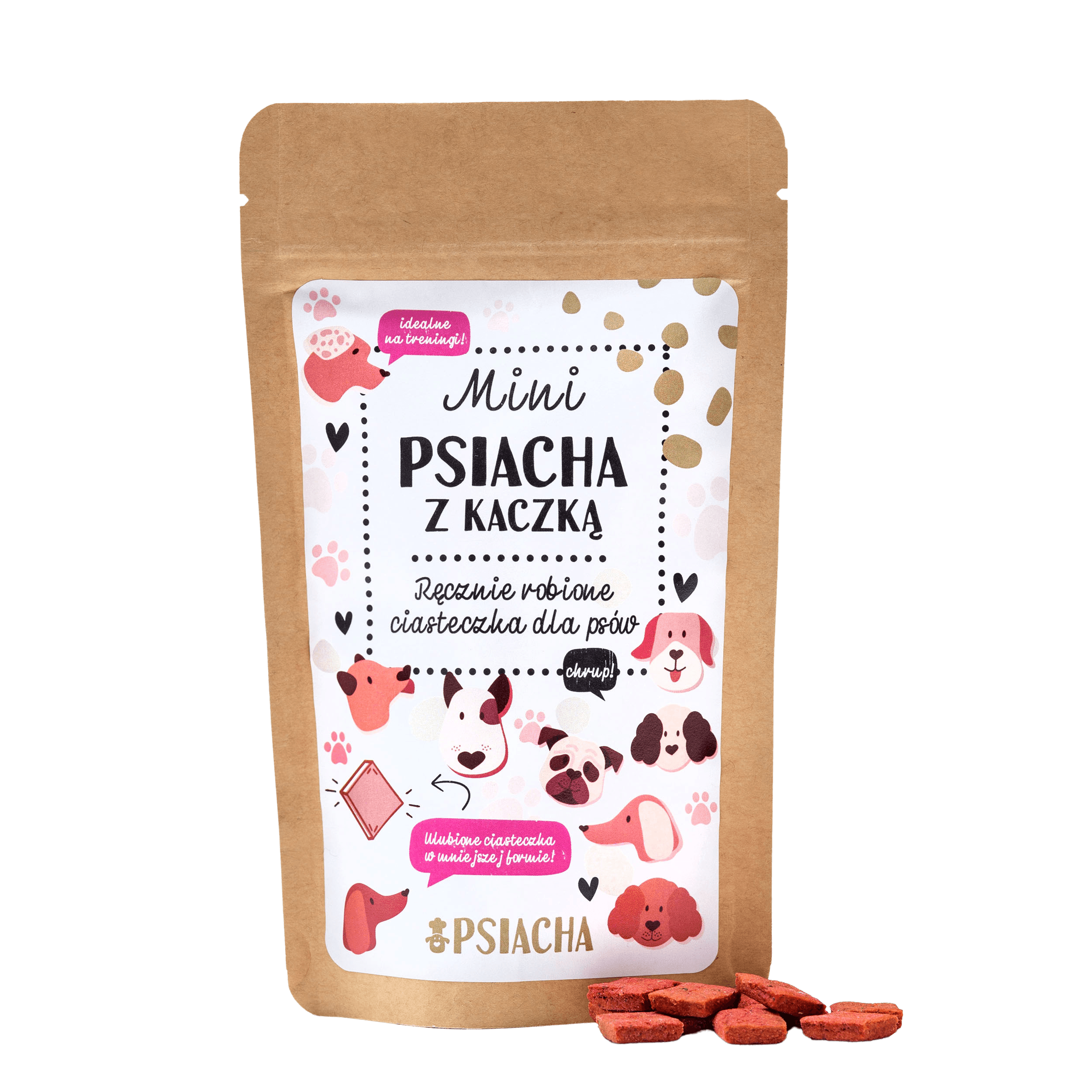 Psiacha mini s kachnou 80g přírodní pamlsky pro psa