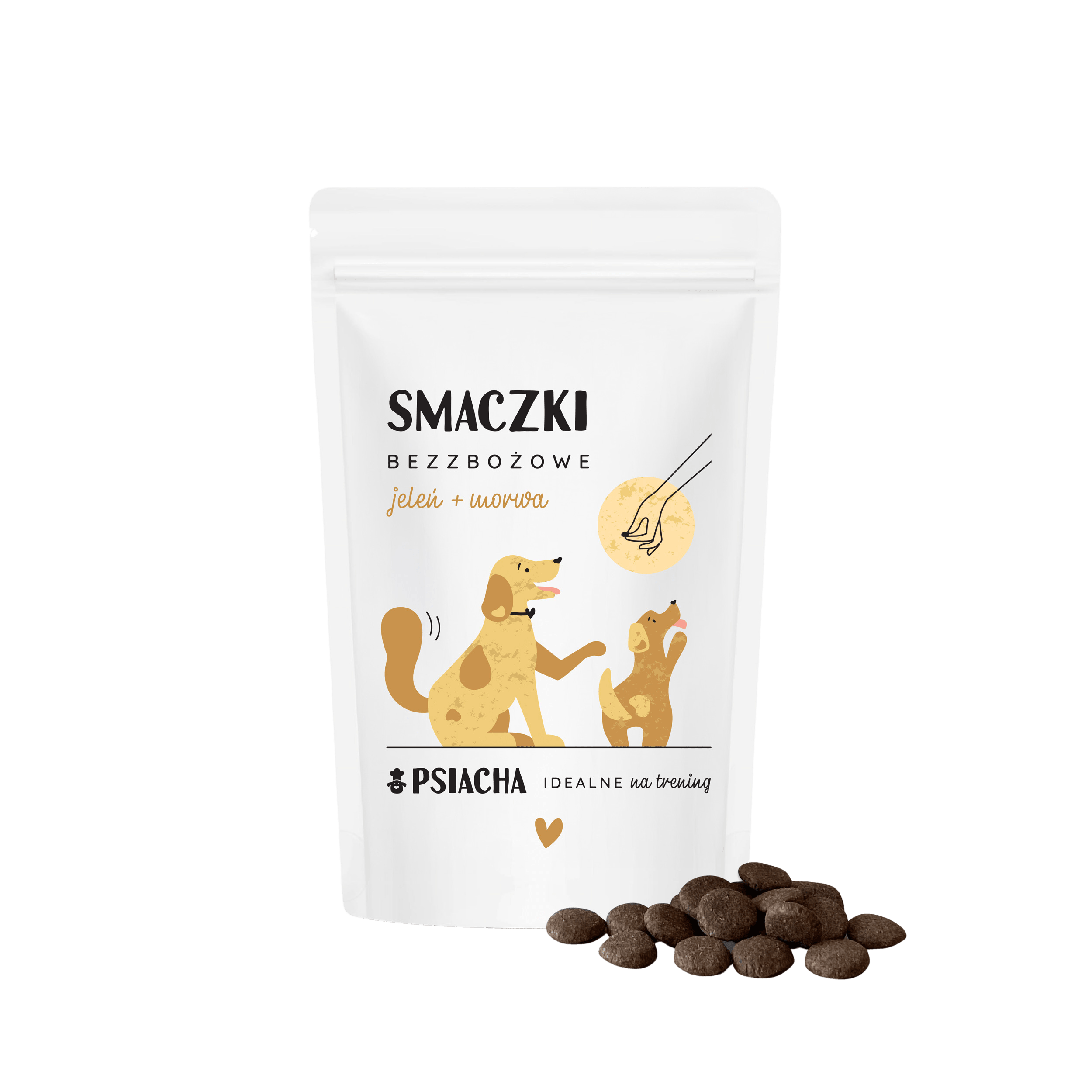 Psiacha smaczki bezzbożové s jelenem 80g ideální na trénink pro psa