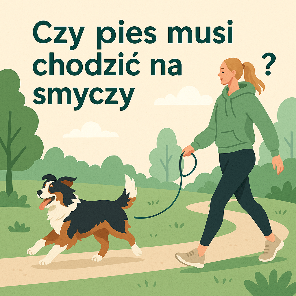 czy pies musi chodzic na smyczy