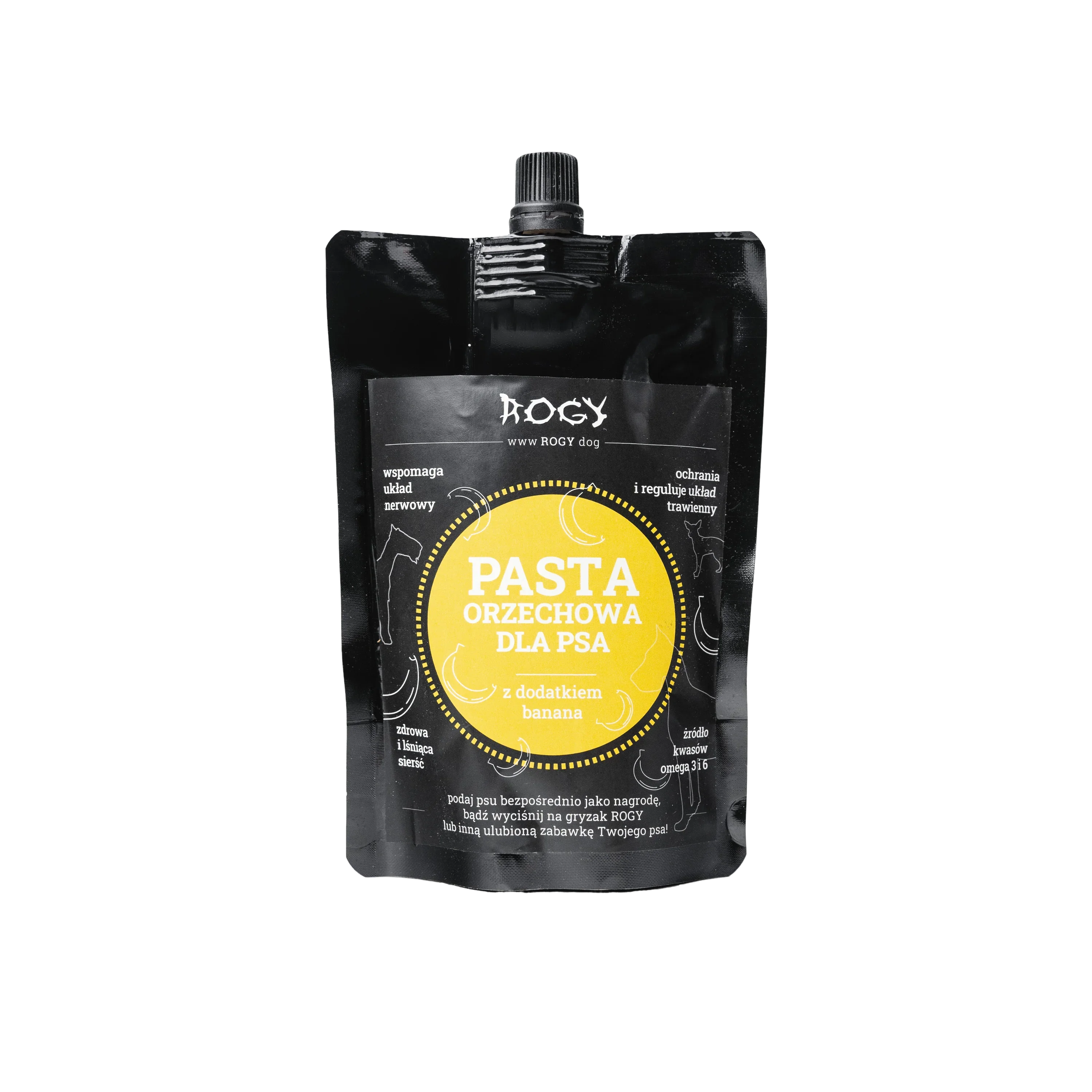 Rogy ořechová pasta pro psa s přídavkem banánu 300g