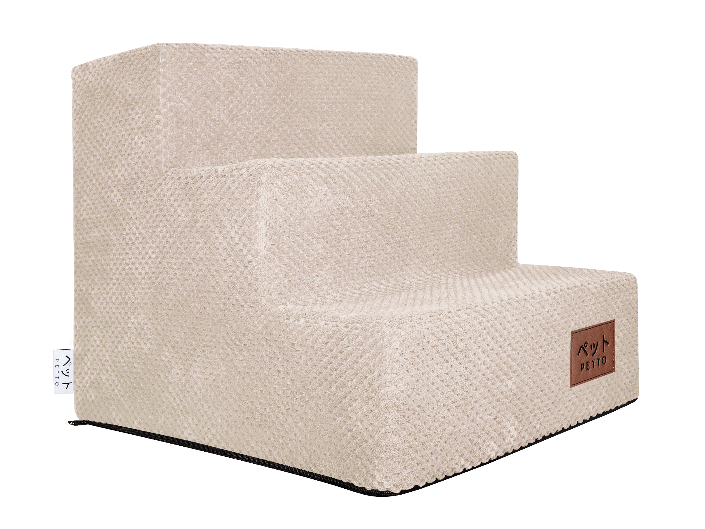 PETTO Schodki dla psa Takai 3 stopnie beżowe - Petto - Premium gear for your dog and cat. European made