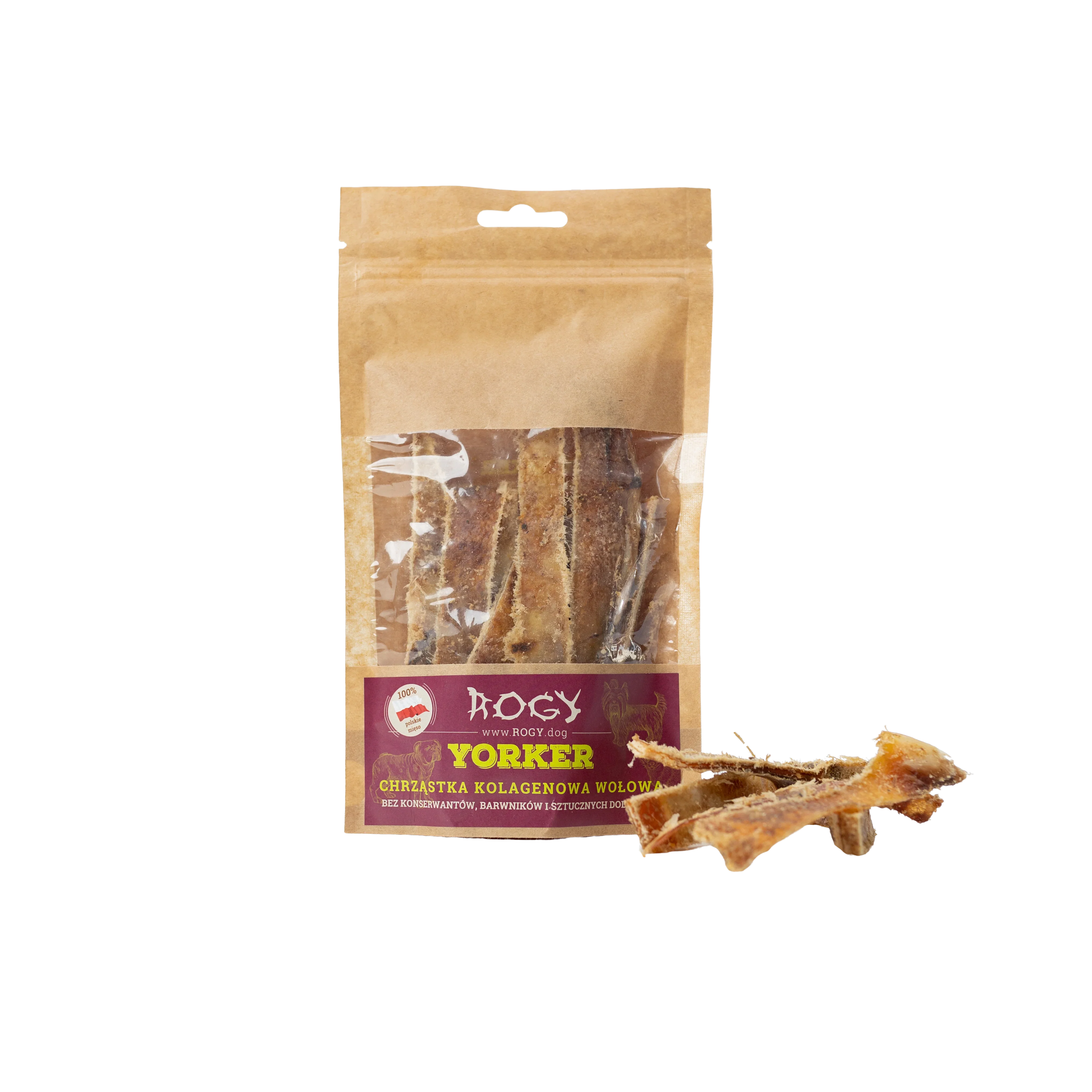 Rogy yorker chrząstka kolagenová hovězí 80g