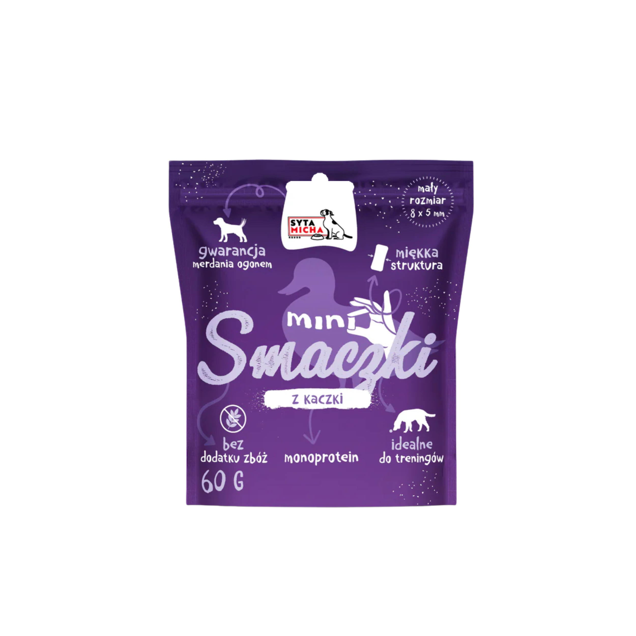 Syta Micha MINI smaczki z kaczki 60g