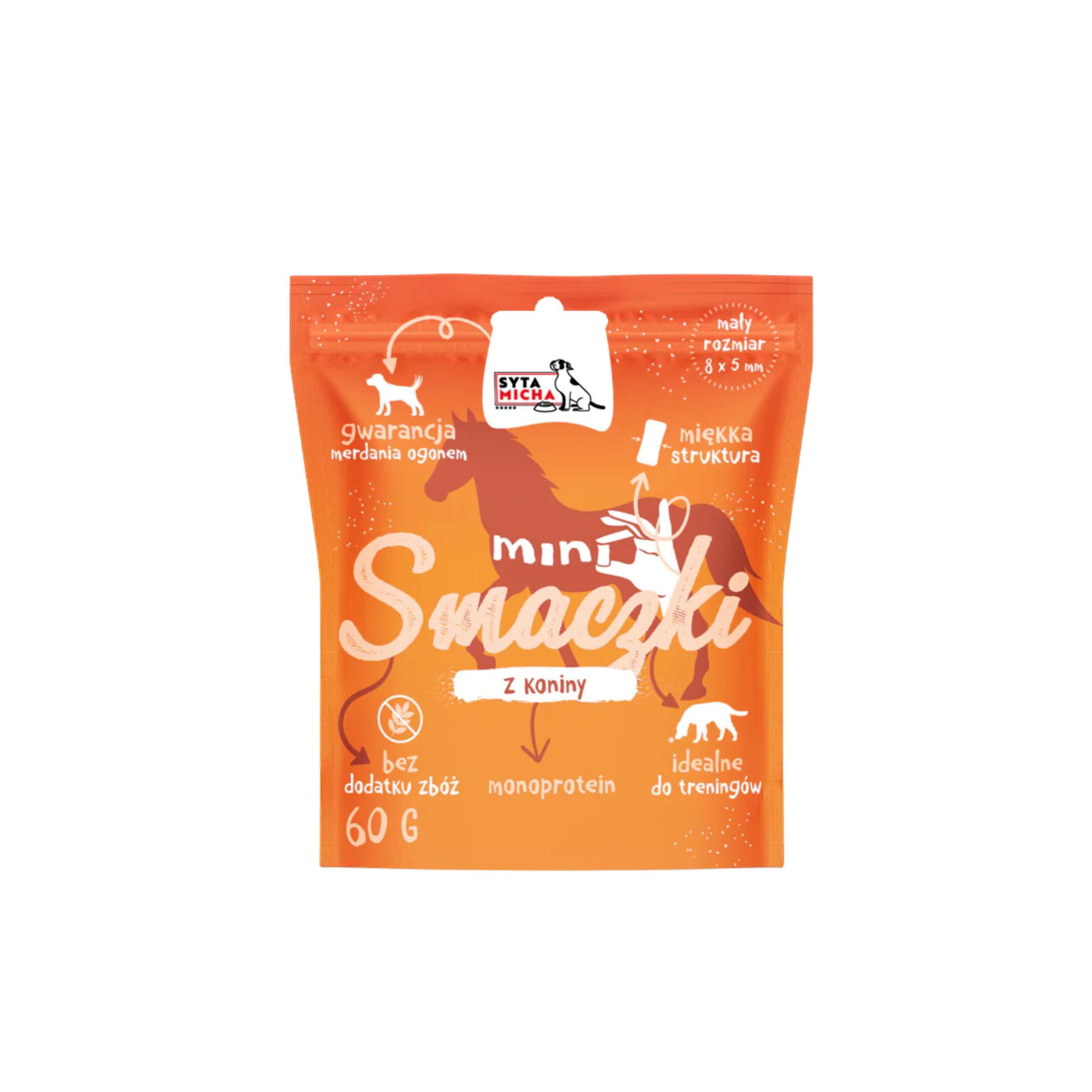 Syta Micha MINI smaczki z koniny 60g