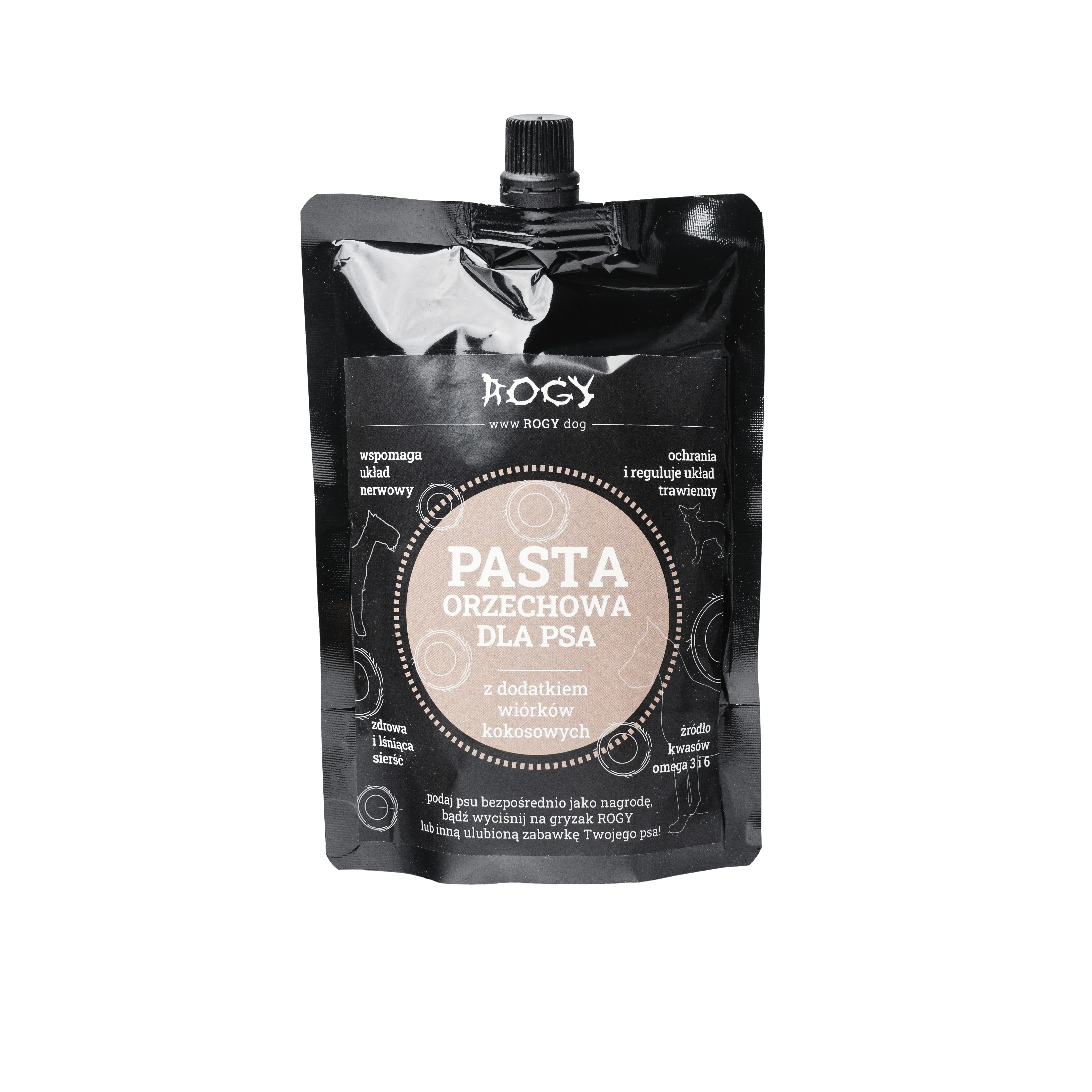 Rogy ořechová pasta pro psa s přídavkem kokosových vloček 300g