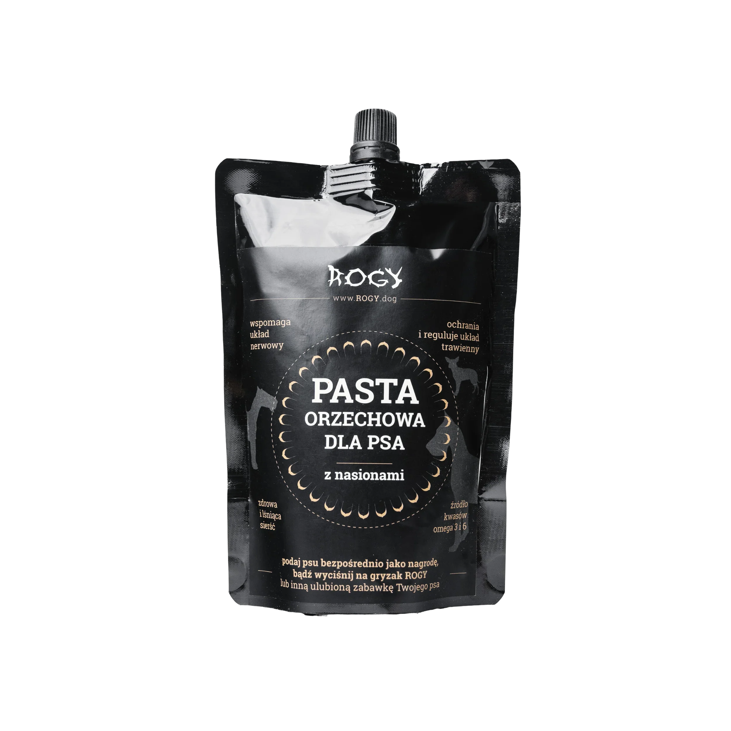 Rogy ořechová pasta pro psa se semínky 300g